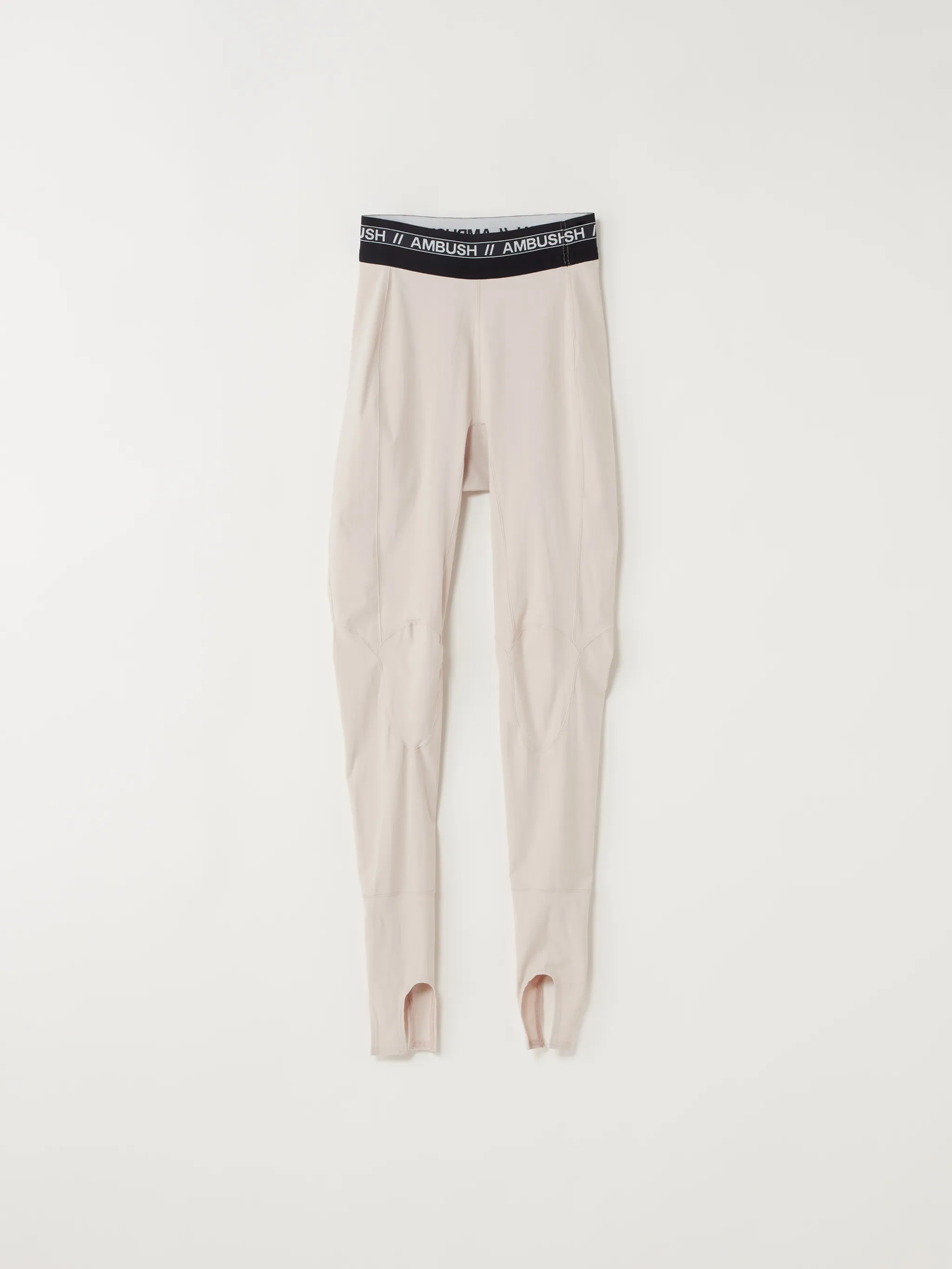 high-waist scuba trousers