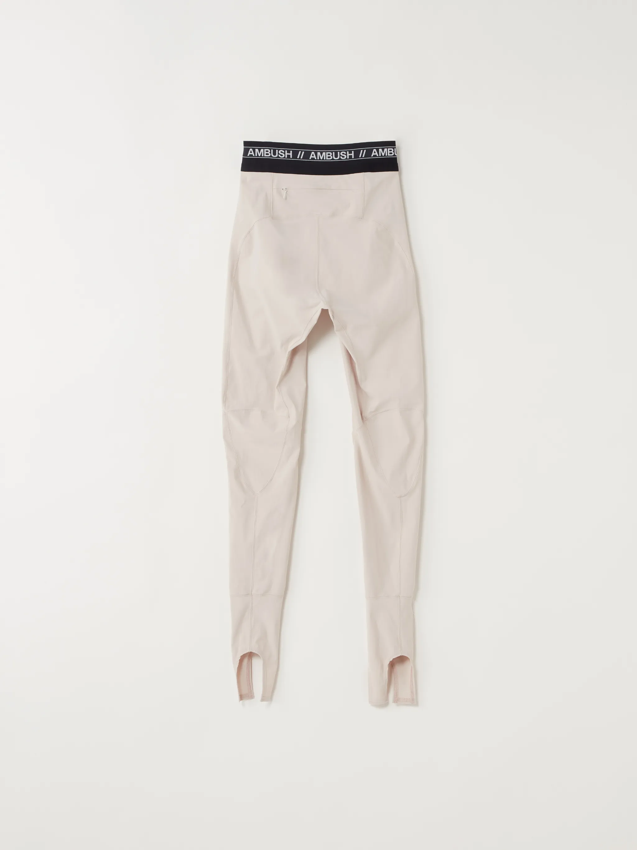 high-waist scuba trousers