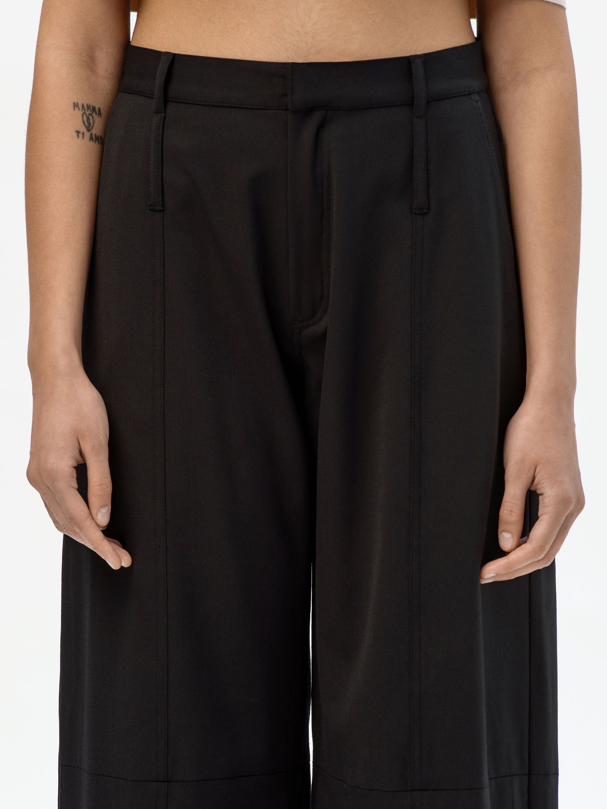 high waisted tapered pants