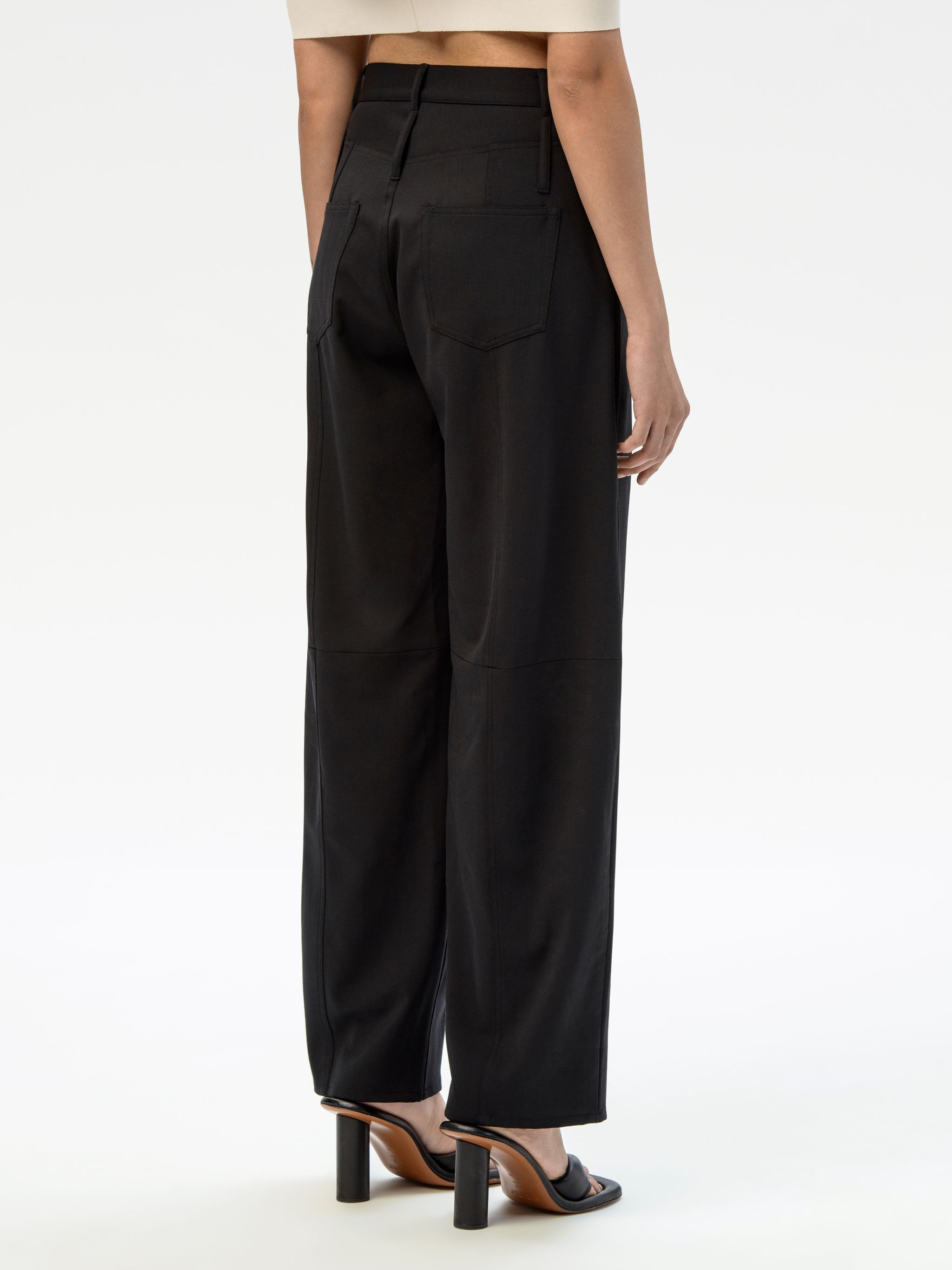 high waisted tapered pants