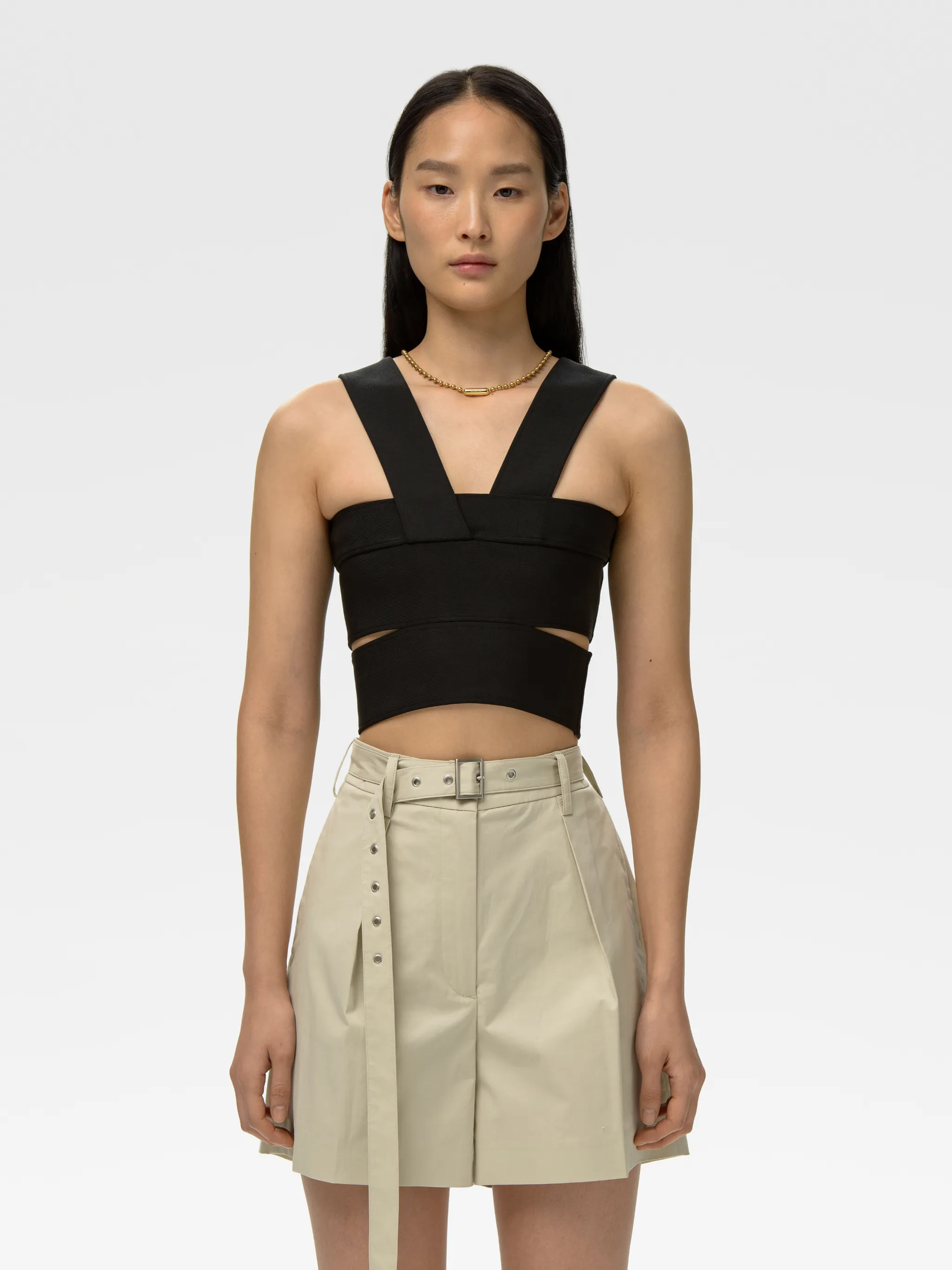 JERSEY HALTOR TOP