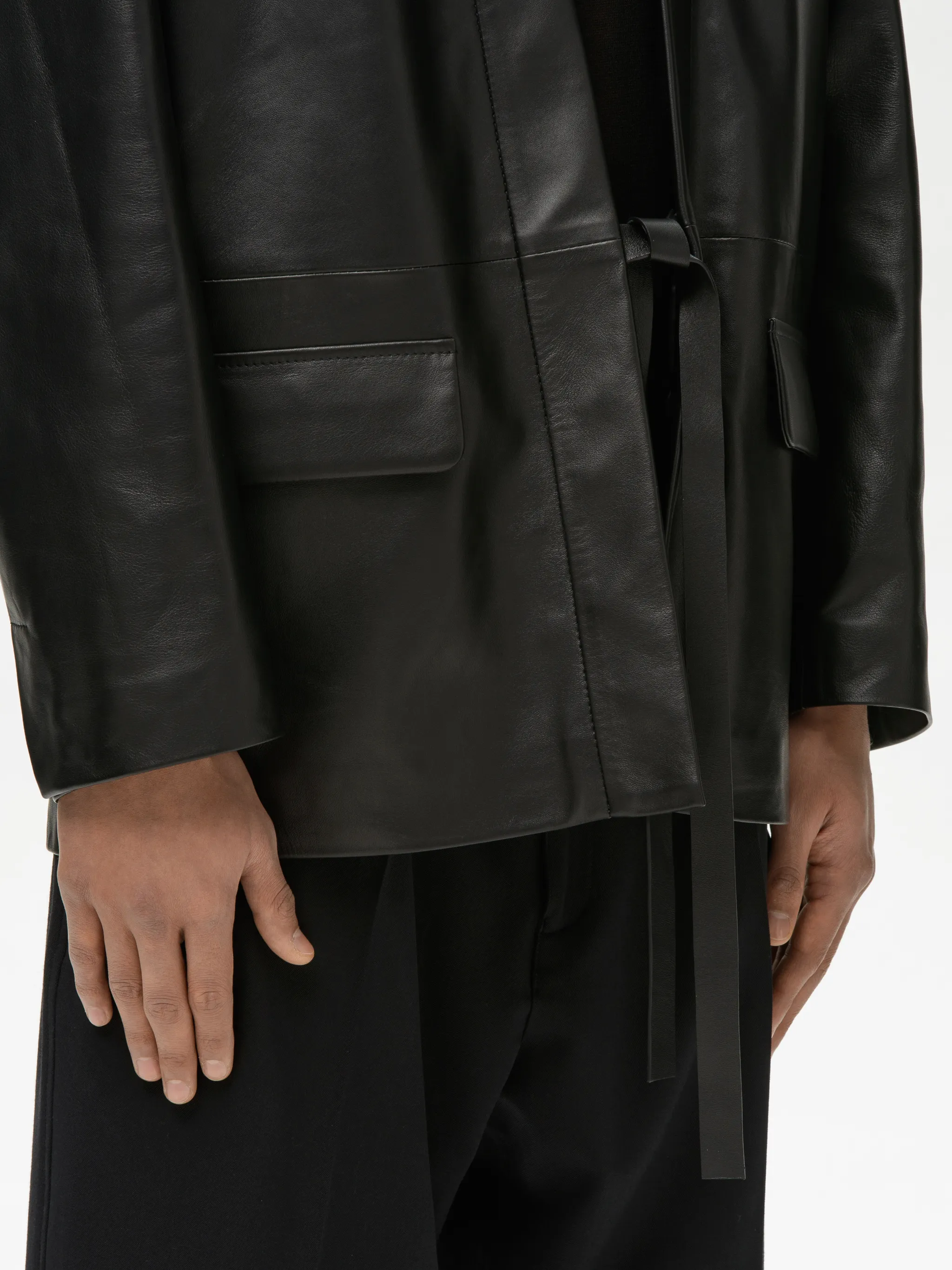 KIMONO LEATHER JACKET AMBUSH® Official