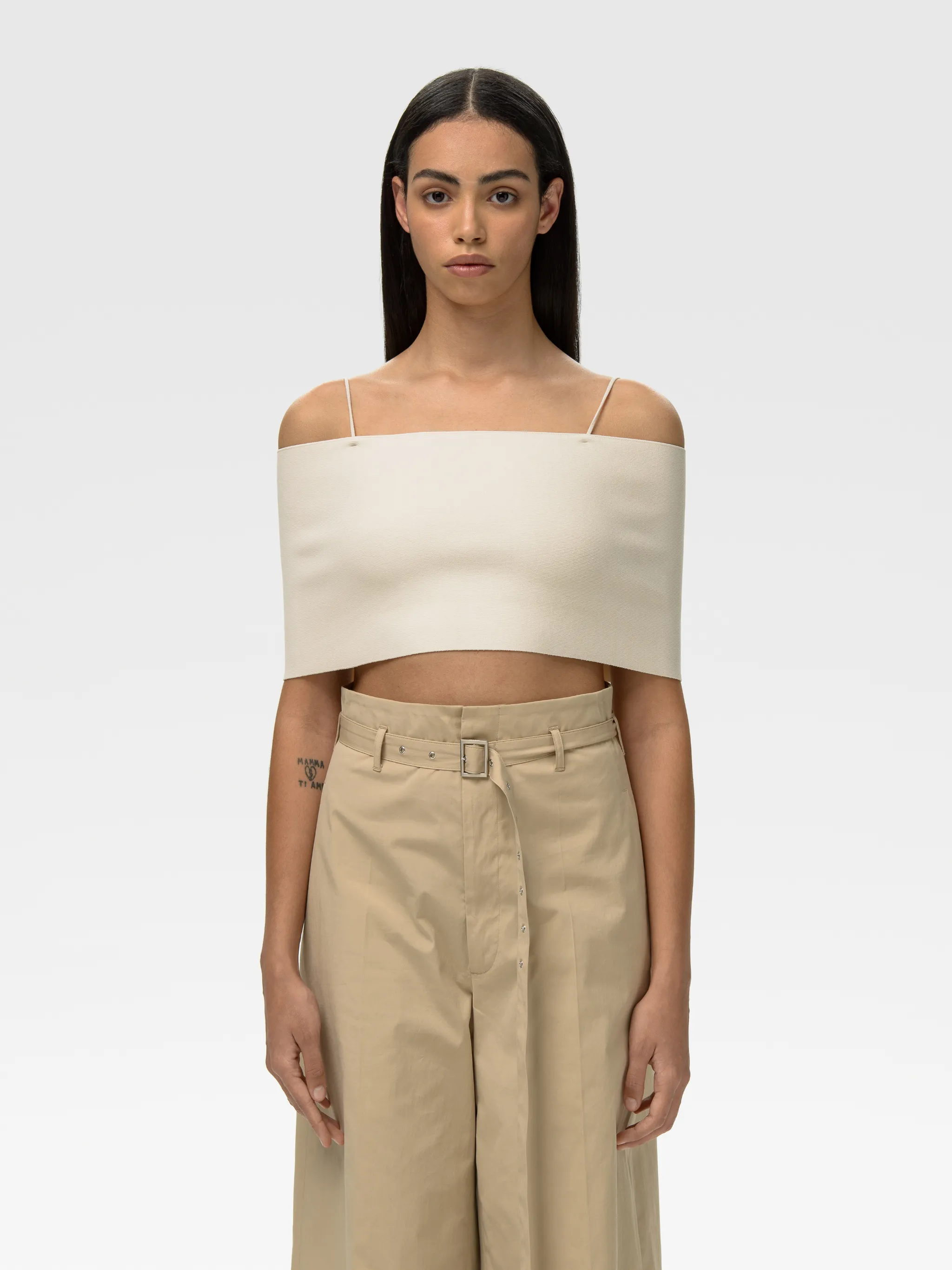 KNIT BAND TOP