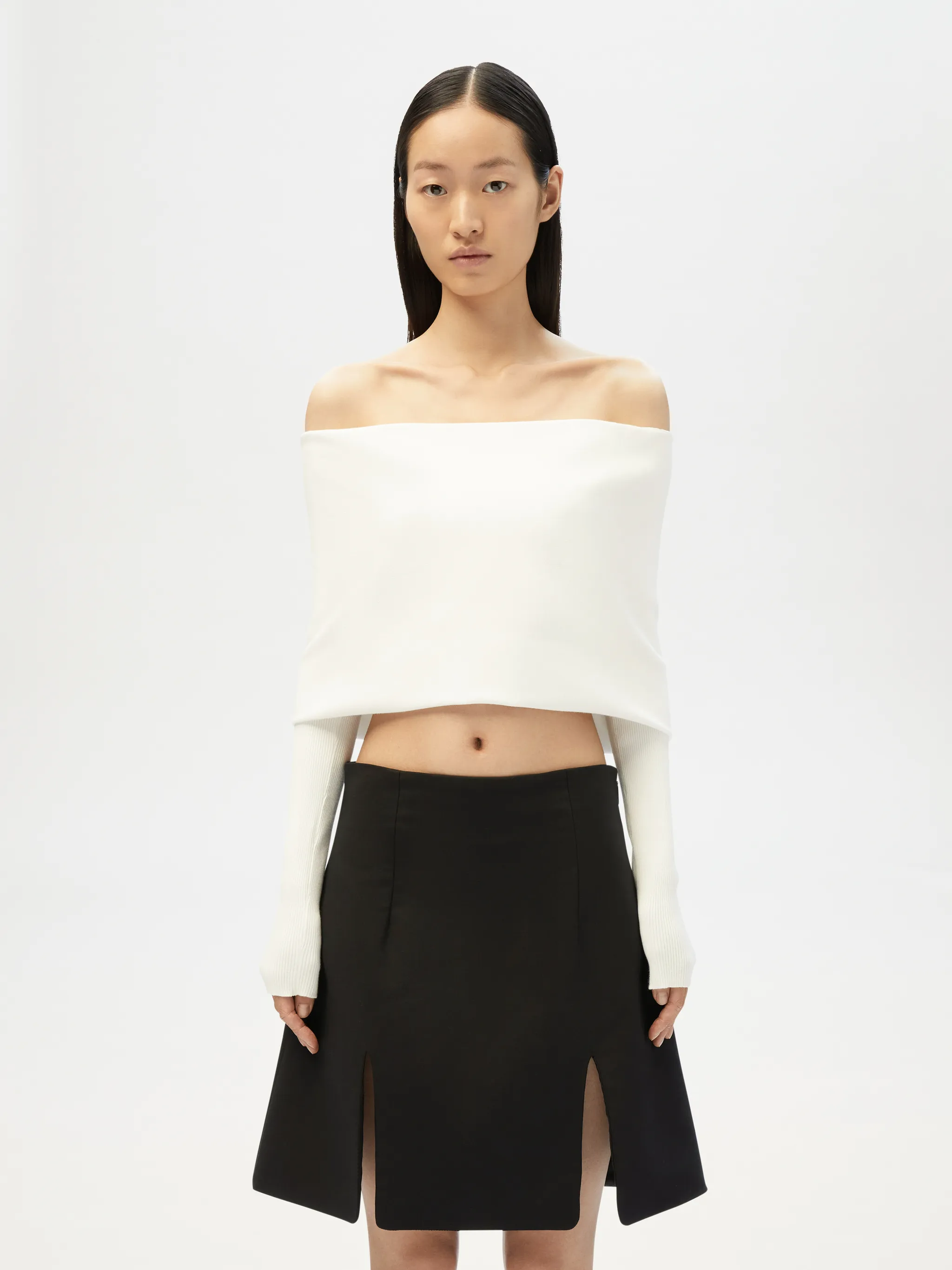 KNITTED BAND TOP