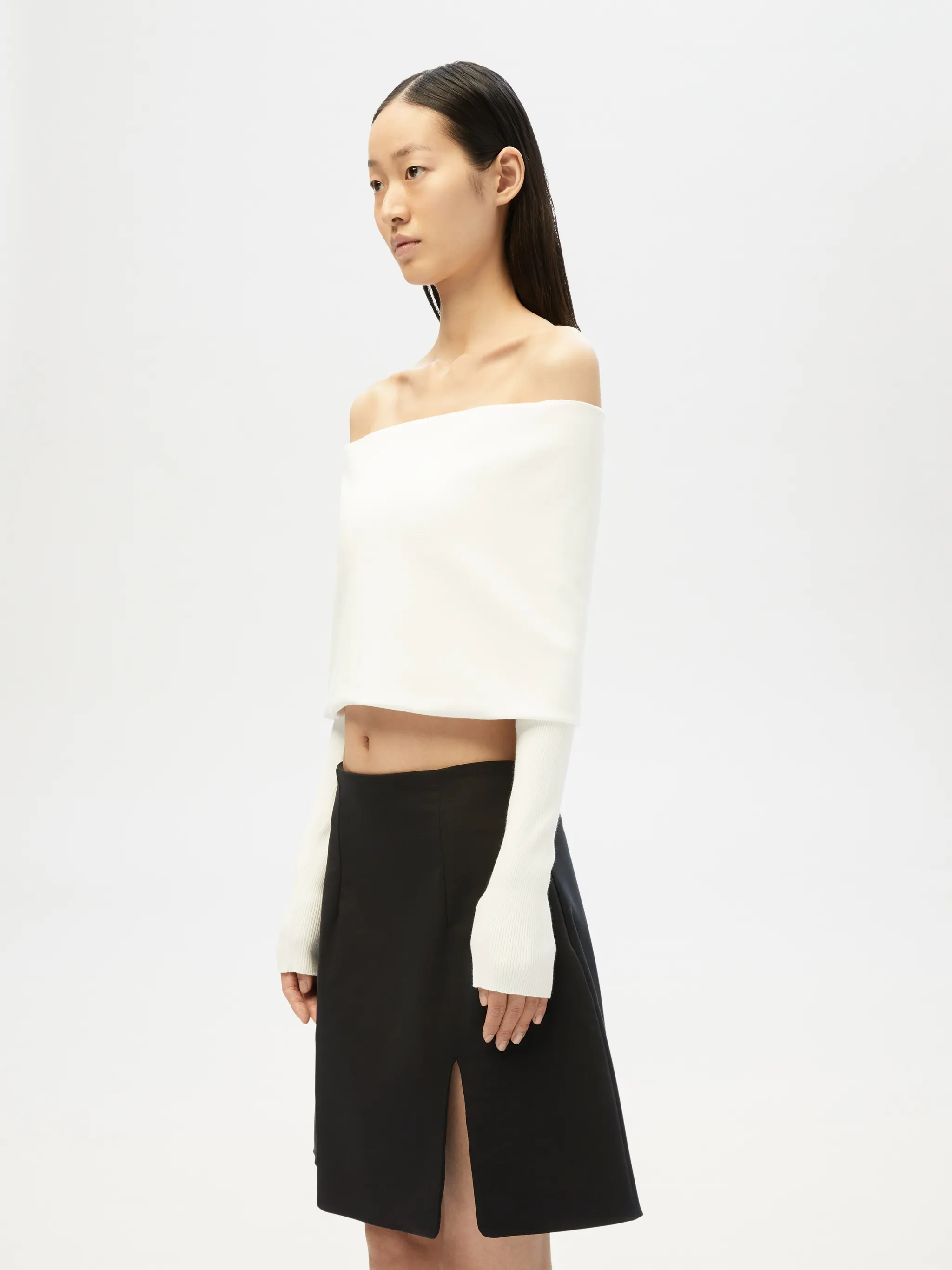 KNITTED BAND TOP