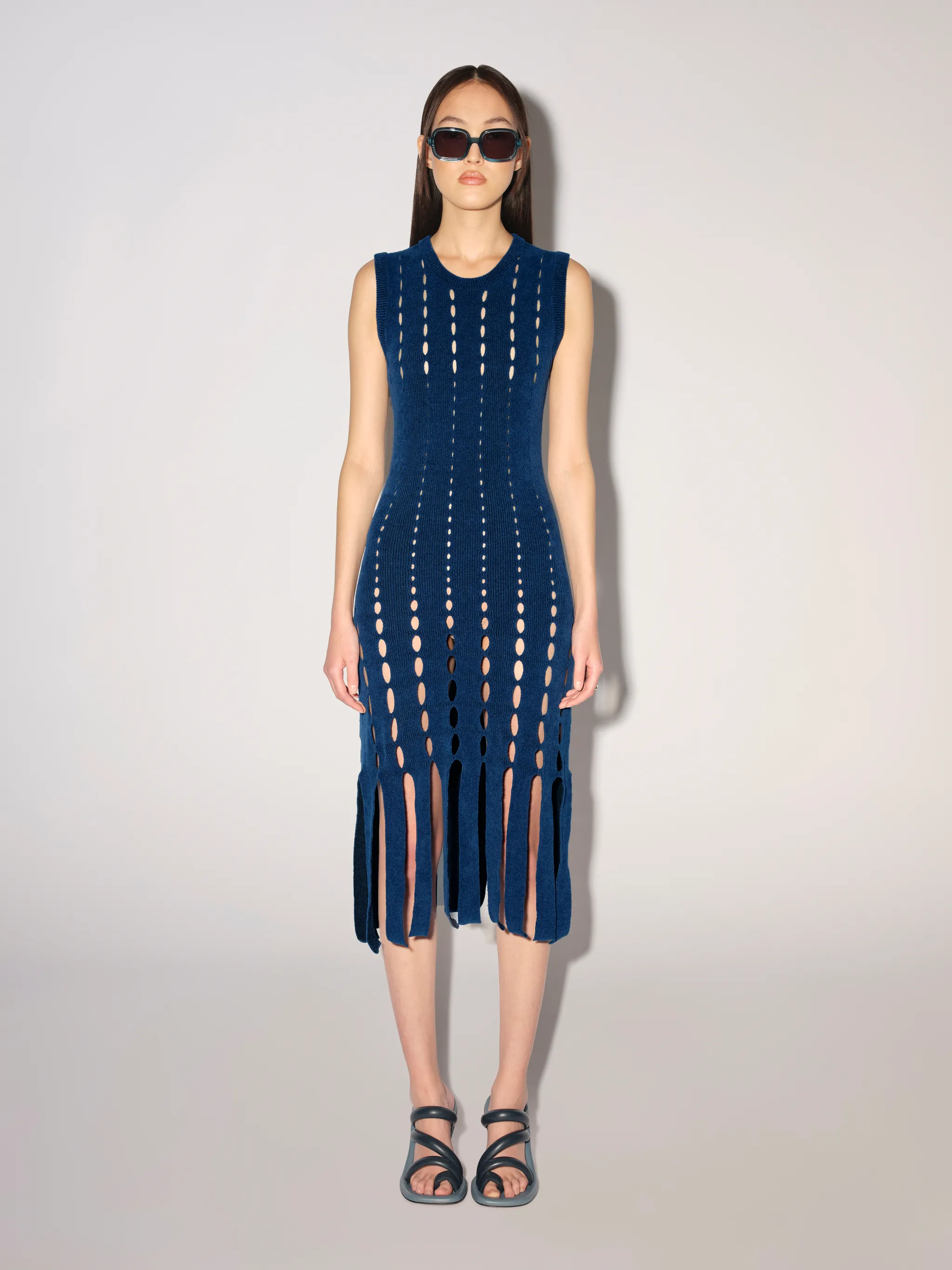 KNITTED CUT OUT DRESS