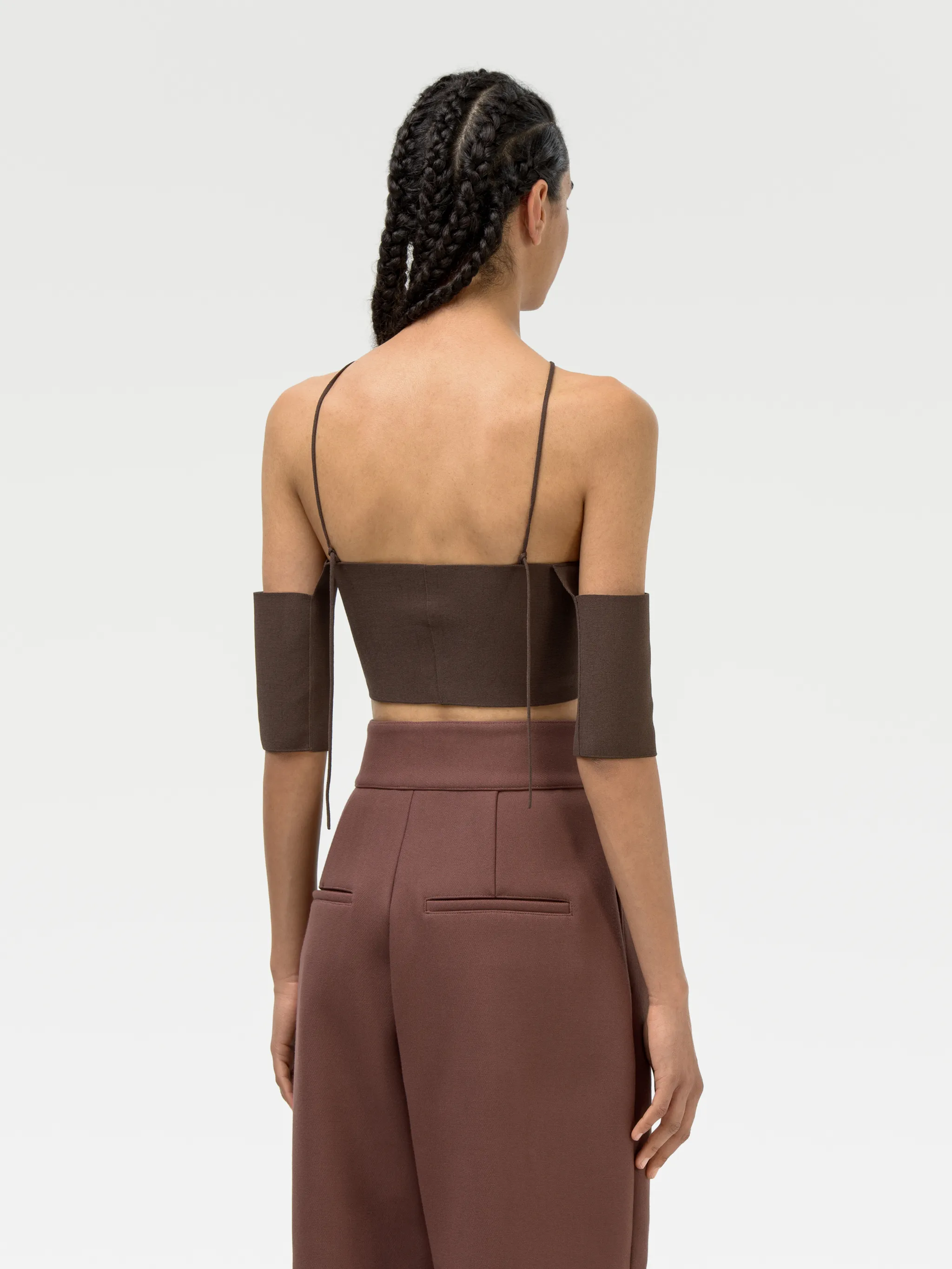 KNITTED TUBE TOP