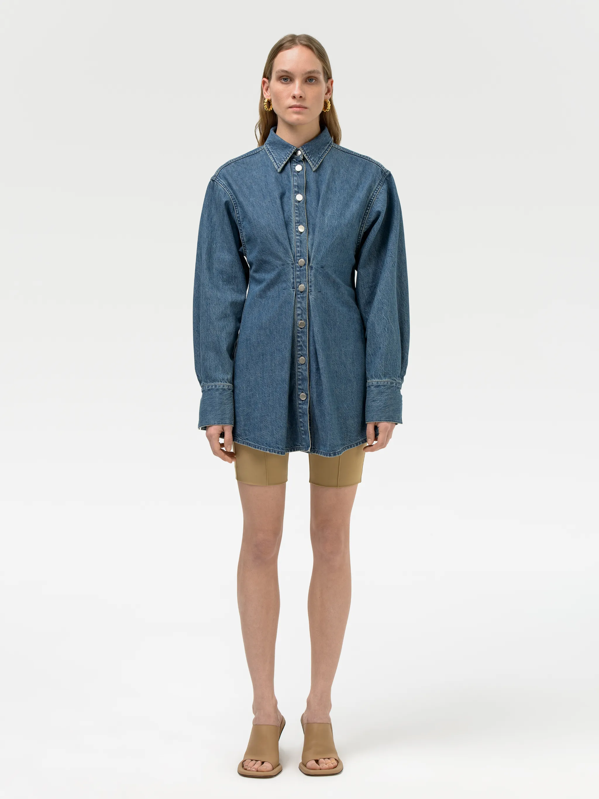 LADIES DENIM SHIRT