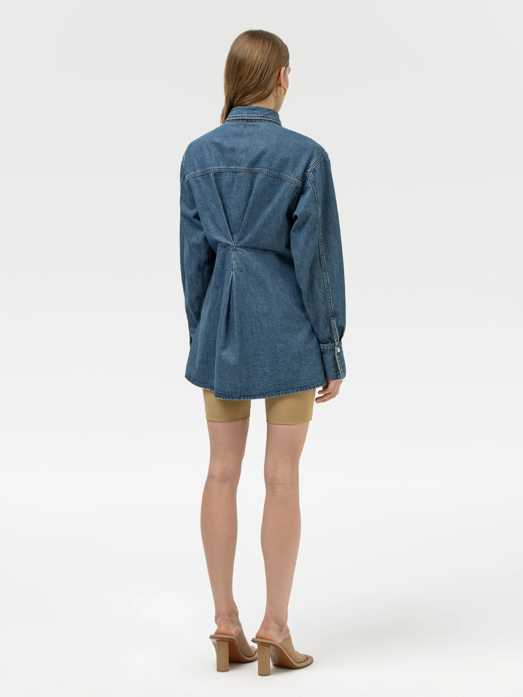 LADIES DENIM SHIRT