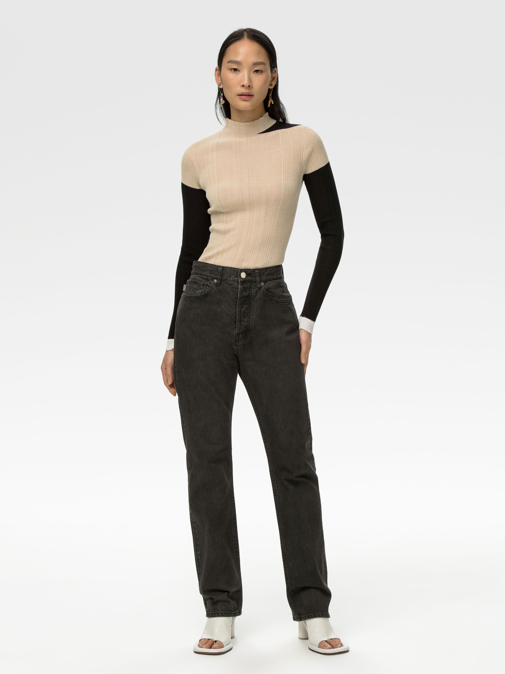 LADIES RELAX FIT DENIM PANTS | AMBUSH® Official