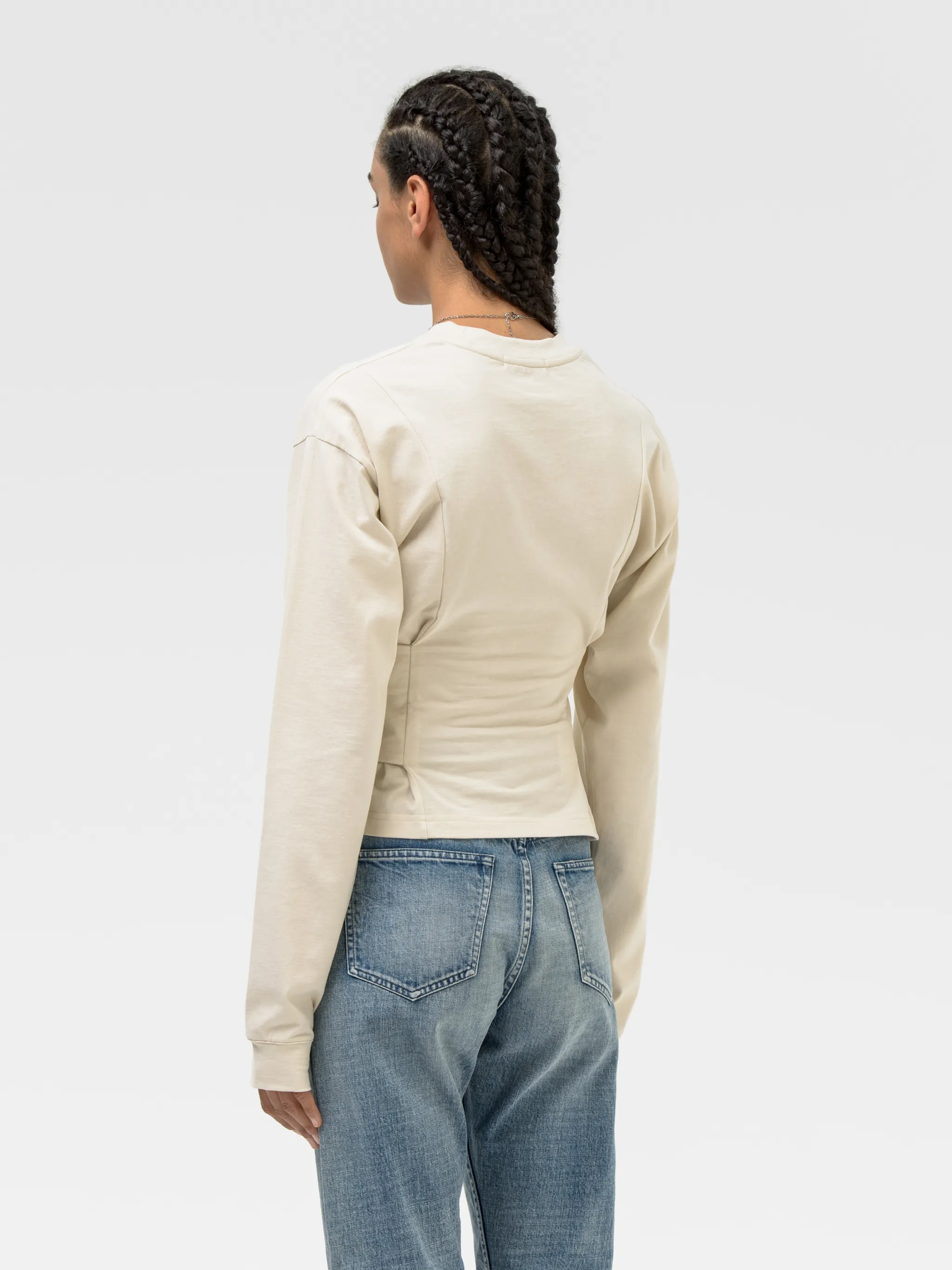 LADIES WAIST TIE T-SHIRT