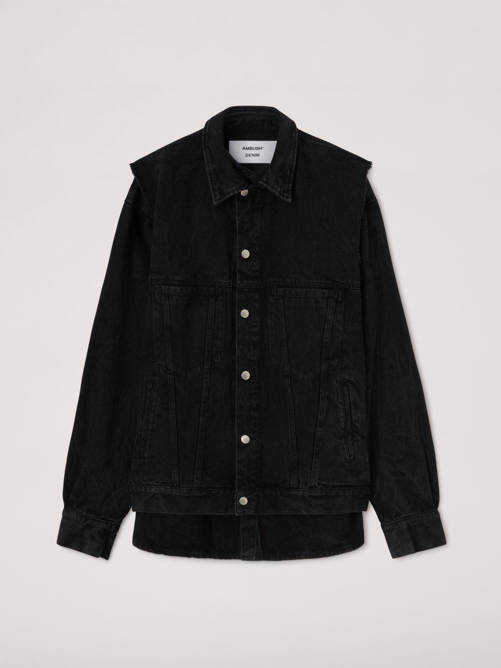 LAYERED DENIM SHIRT | AMBUSH® Official