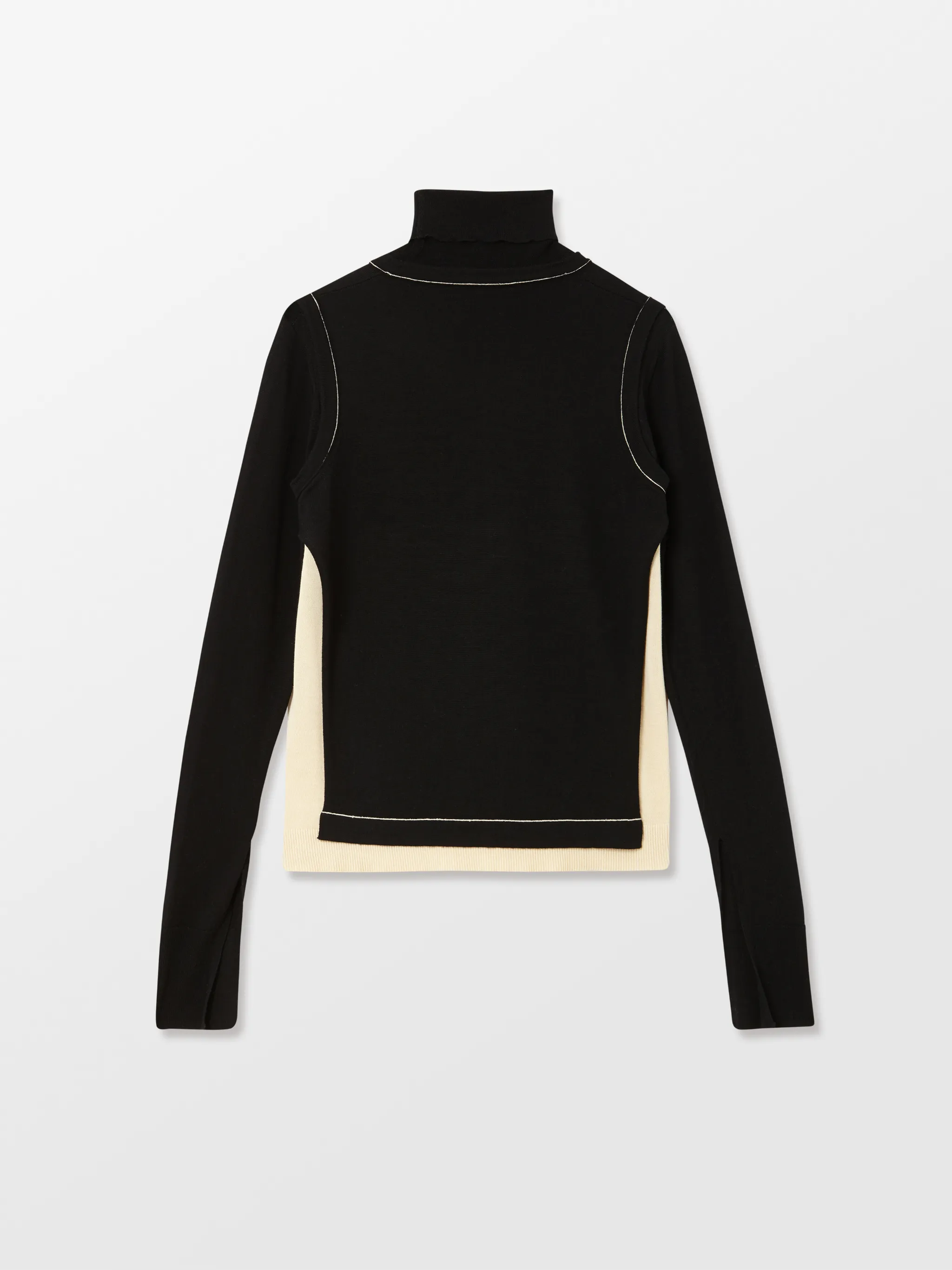 LAYERED TURTLENECK KNIT