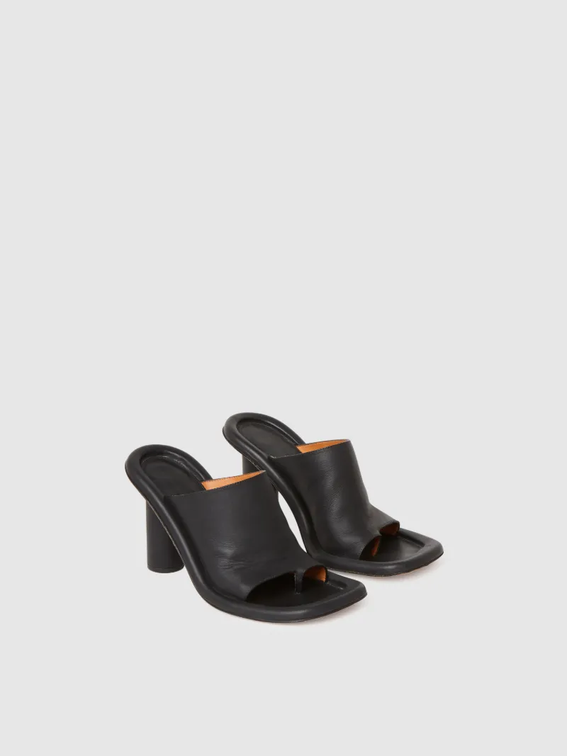 LEATHER CUSHION MULE