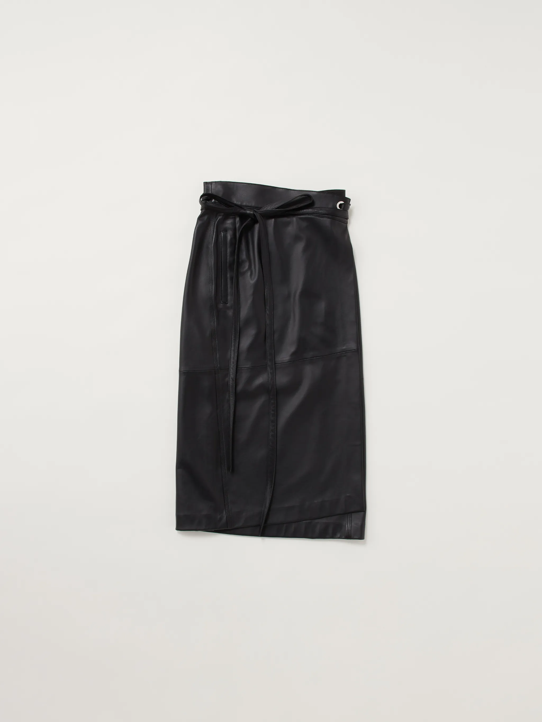 LEATHER WRAP SKIRT Ambush