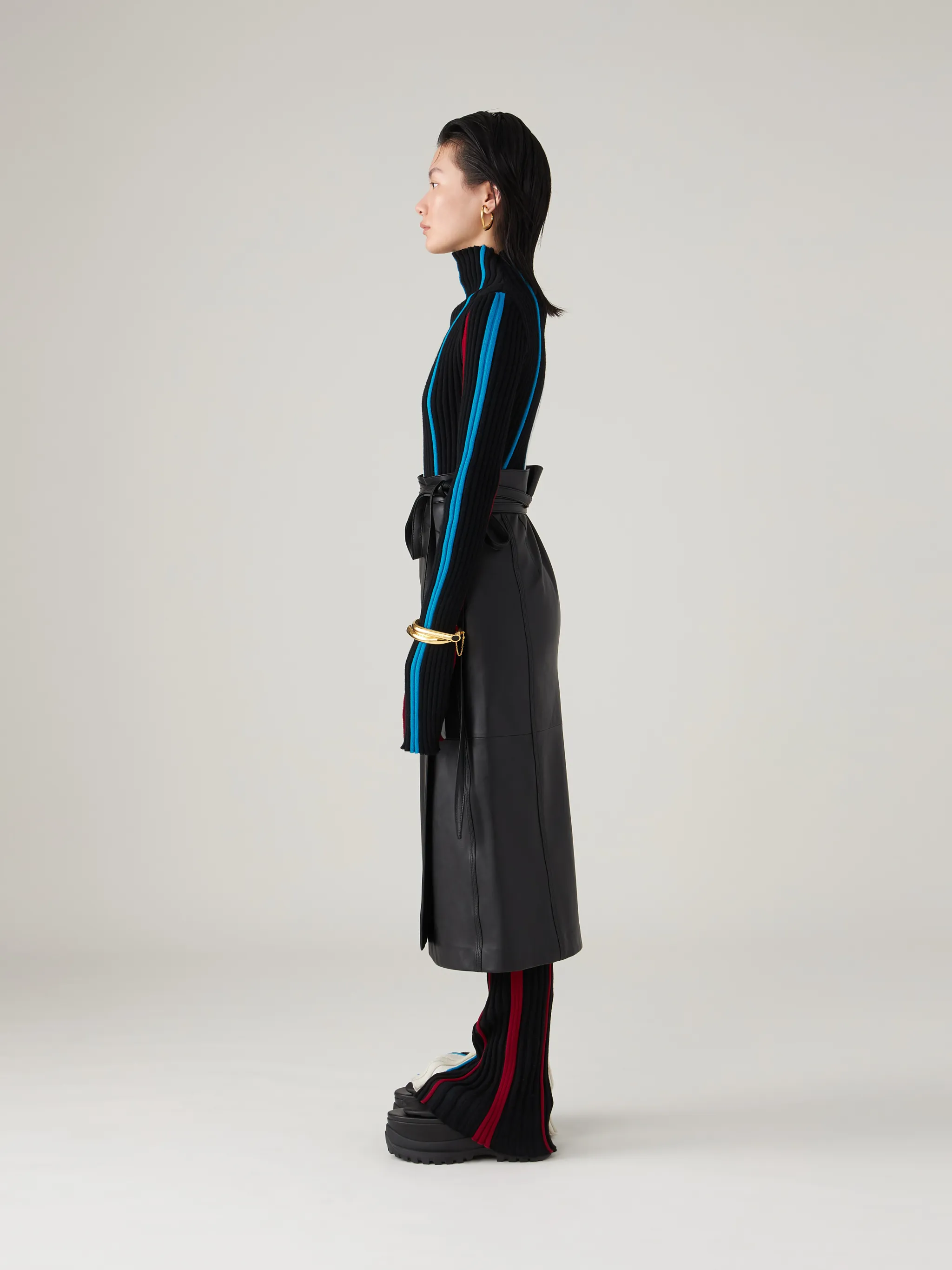 LEATHER WRAP SKIRT AMBUSH® Official