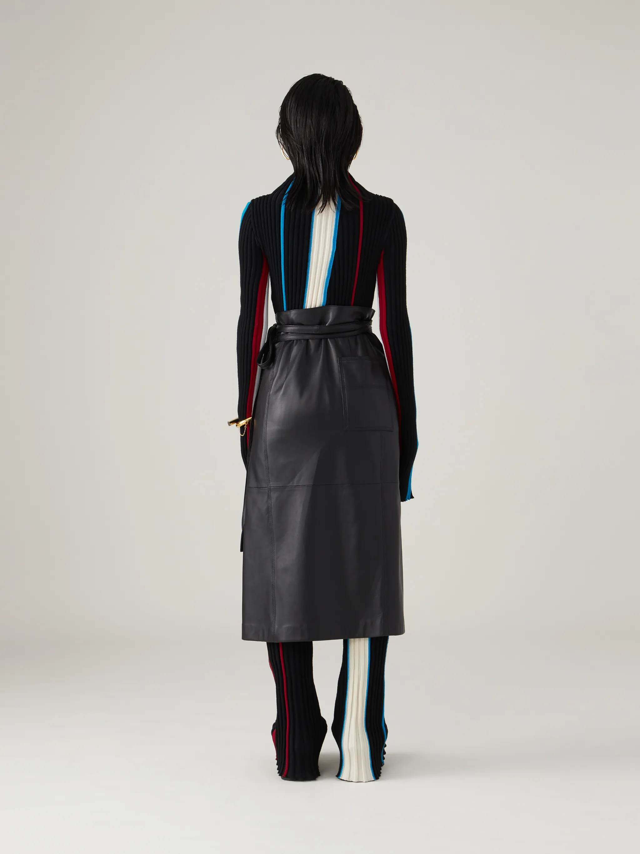 LEATHER WRAP SKIRT AMBUSH® Official