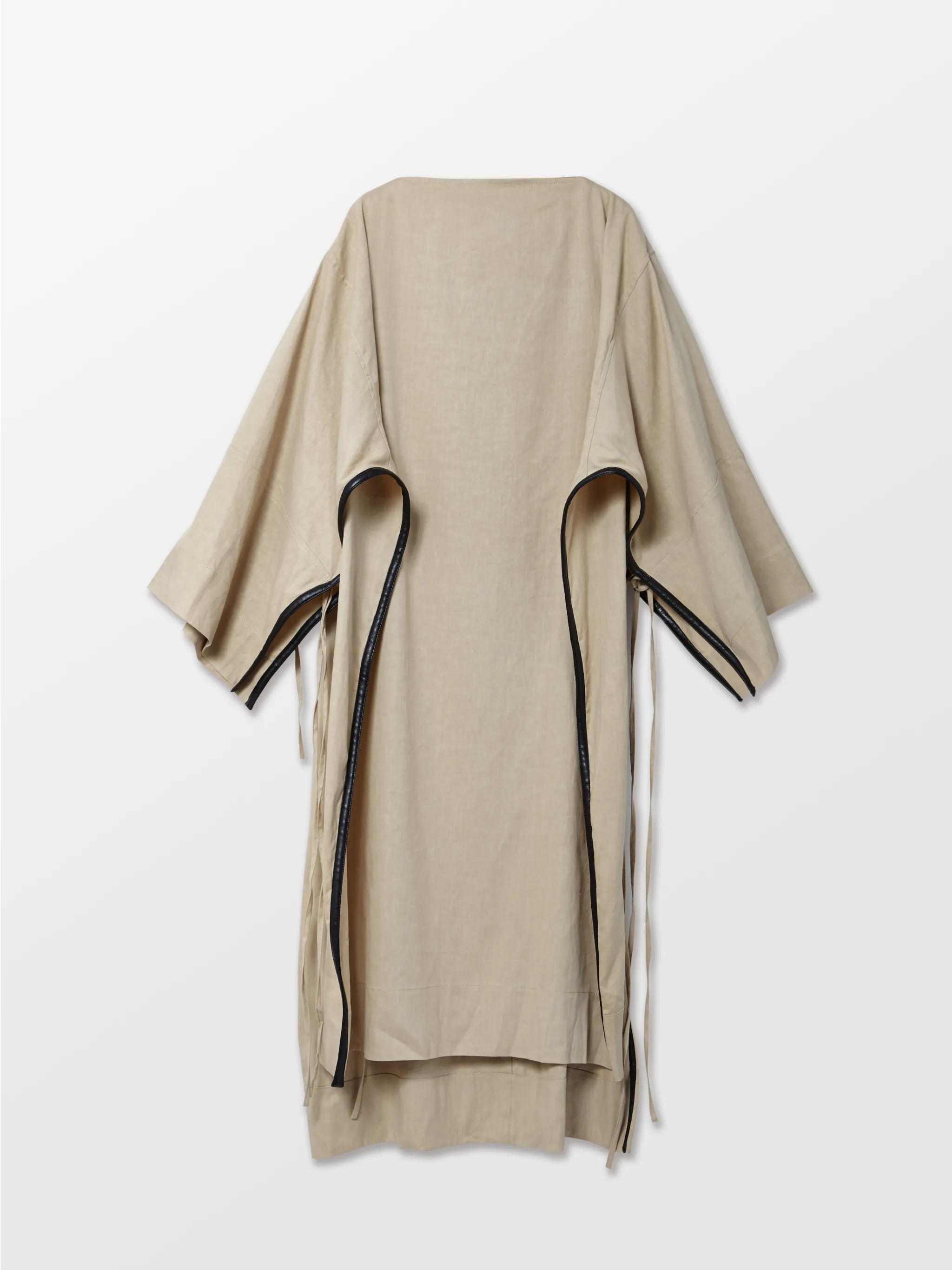 LINEN CAPE DRESS