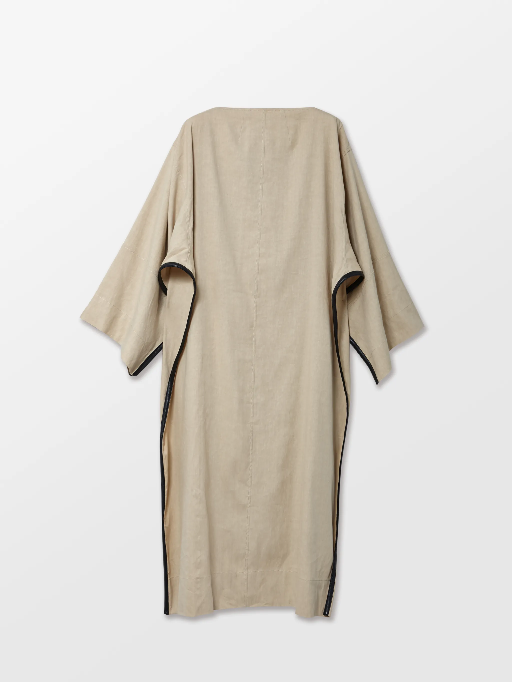 LINEN CAPE DRESS