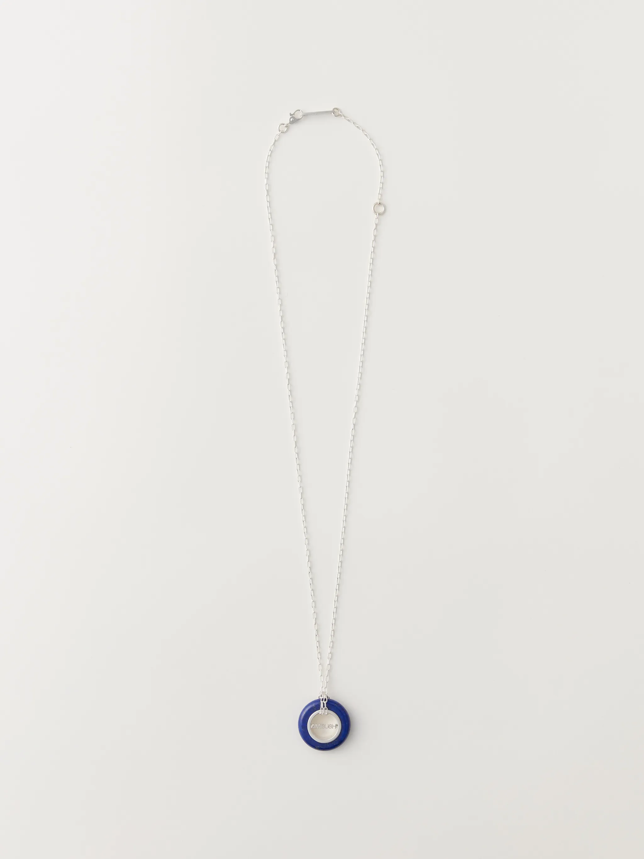 logo-pendant necklace