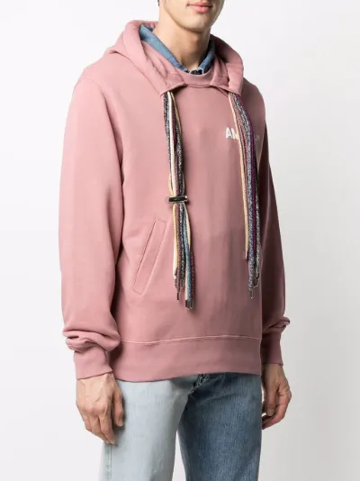 pink drawstring hoodie