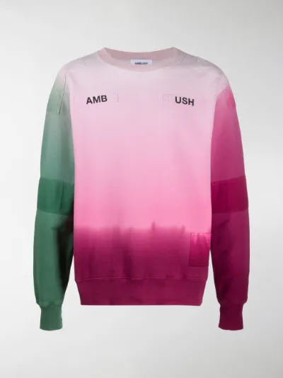 pink ombre sweatshirt