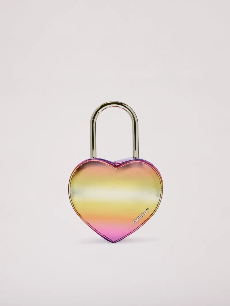 METAL HEART PADLOCK BAG