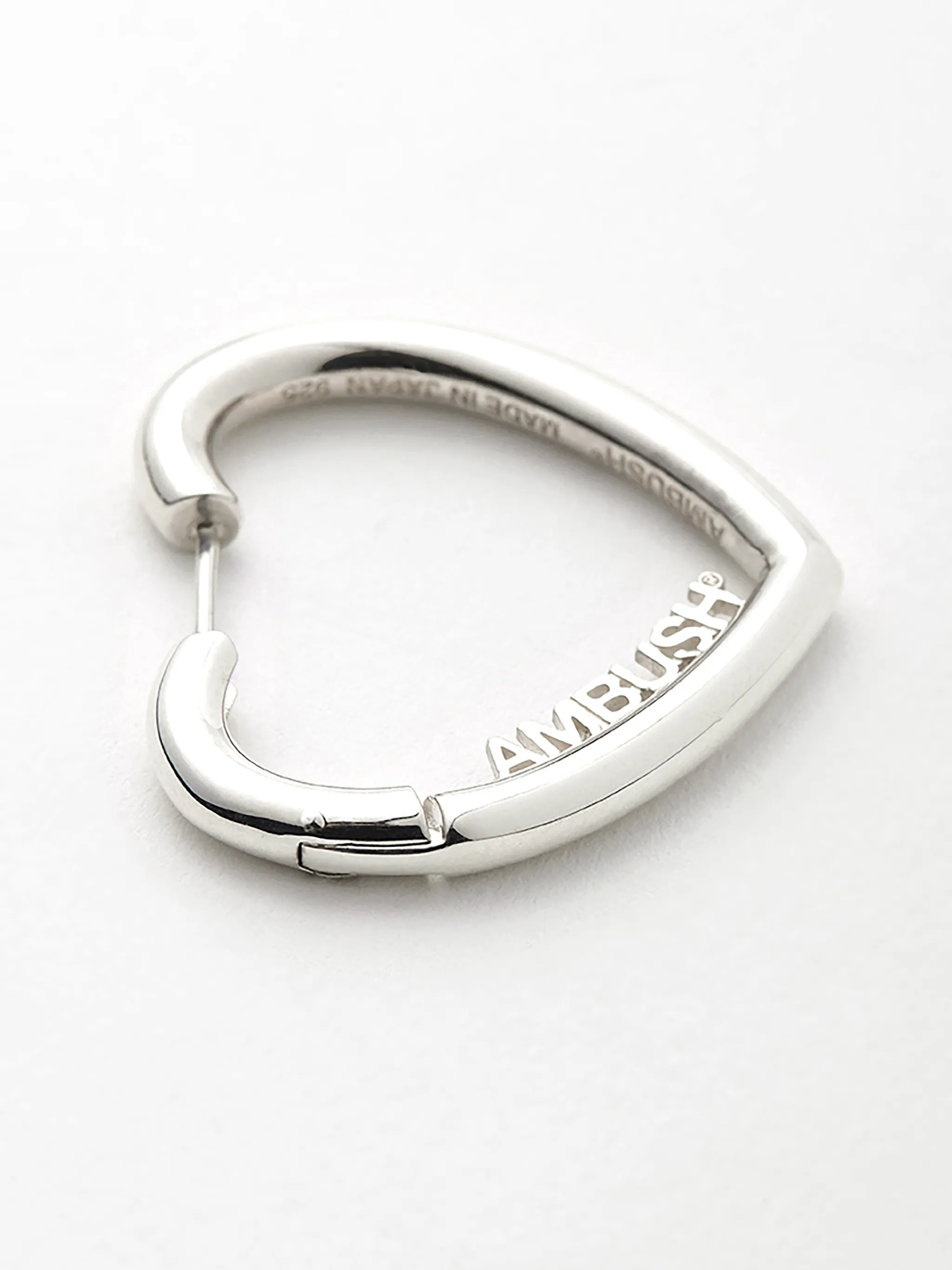 MINI HEART HOOP EARRINGS