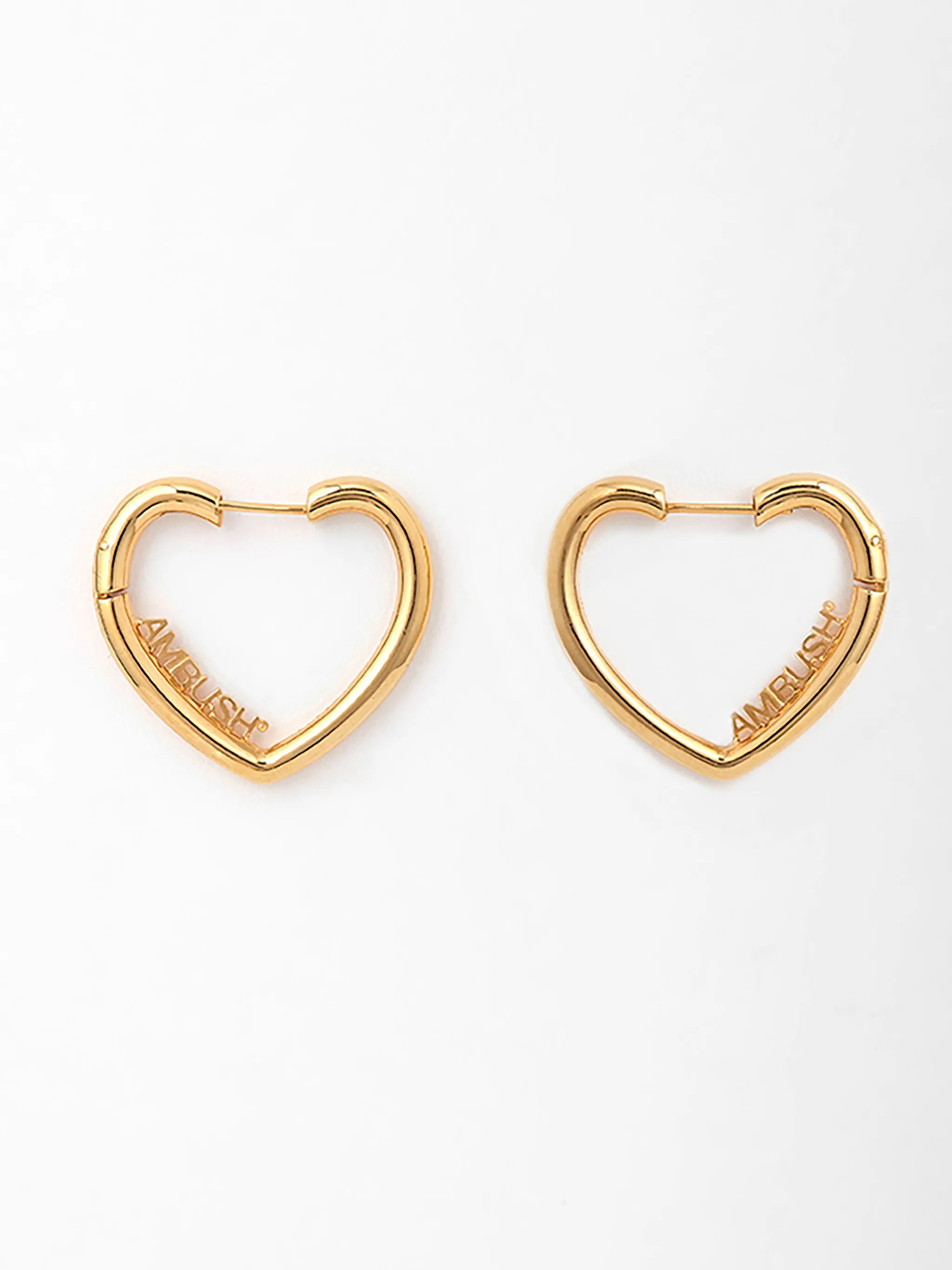 MINI HEART HOOP EARRINGS