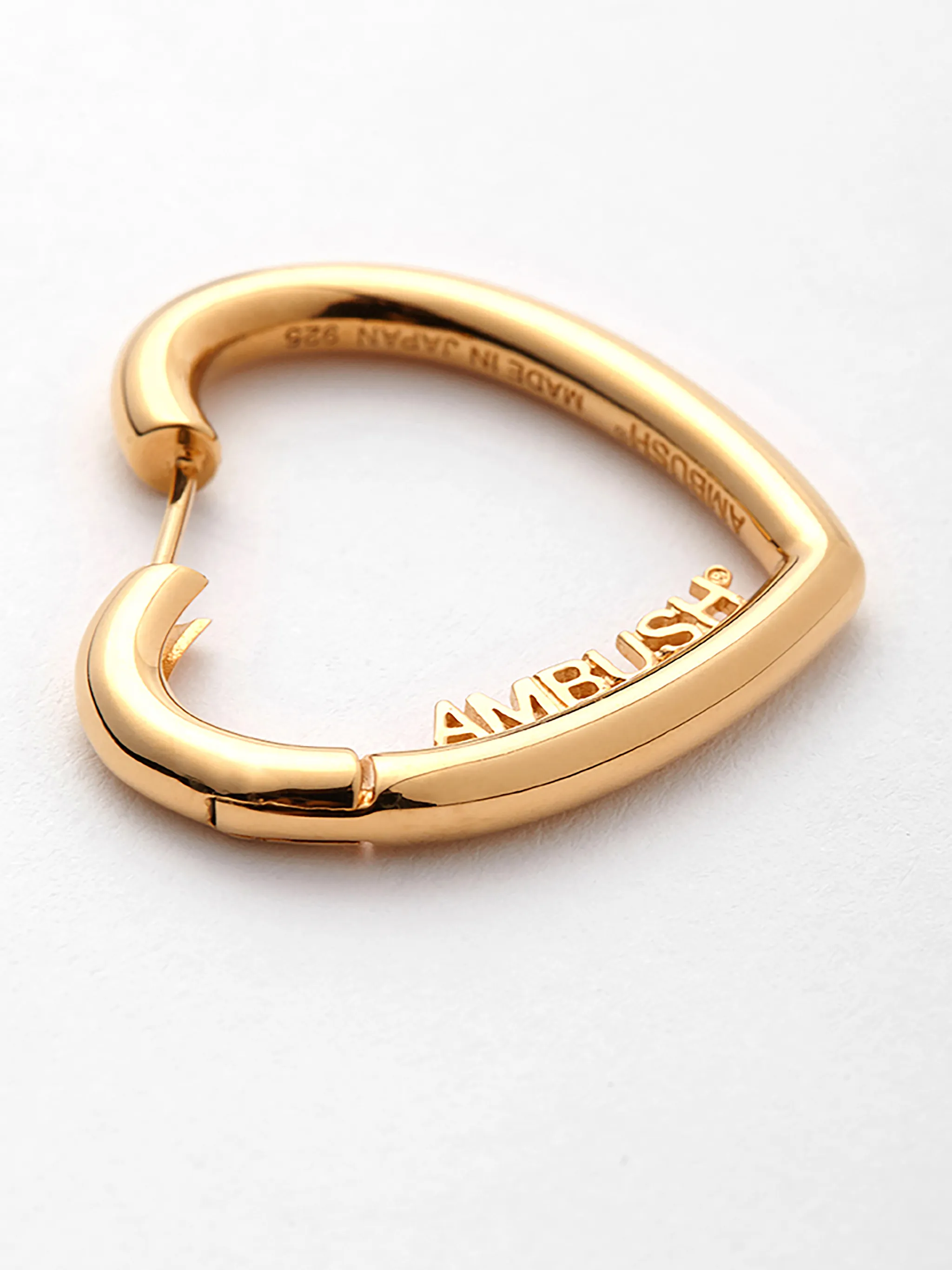 MINI HEART HOOP EARRINGS