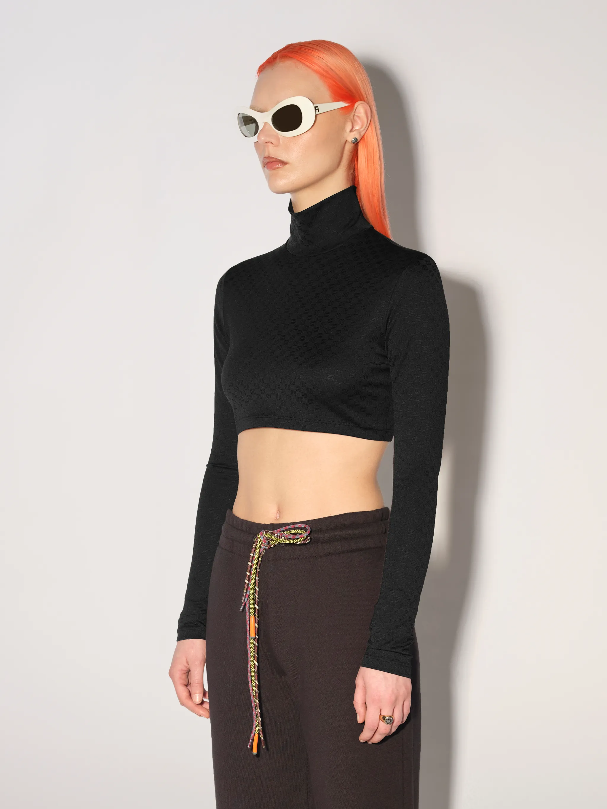 MINI MONOGRAM CROP TOP