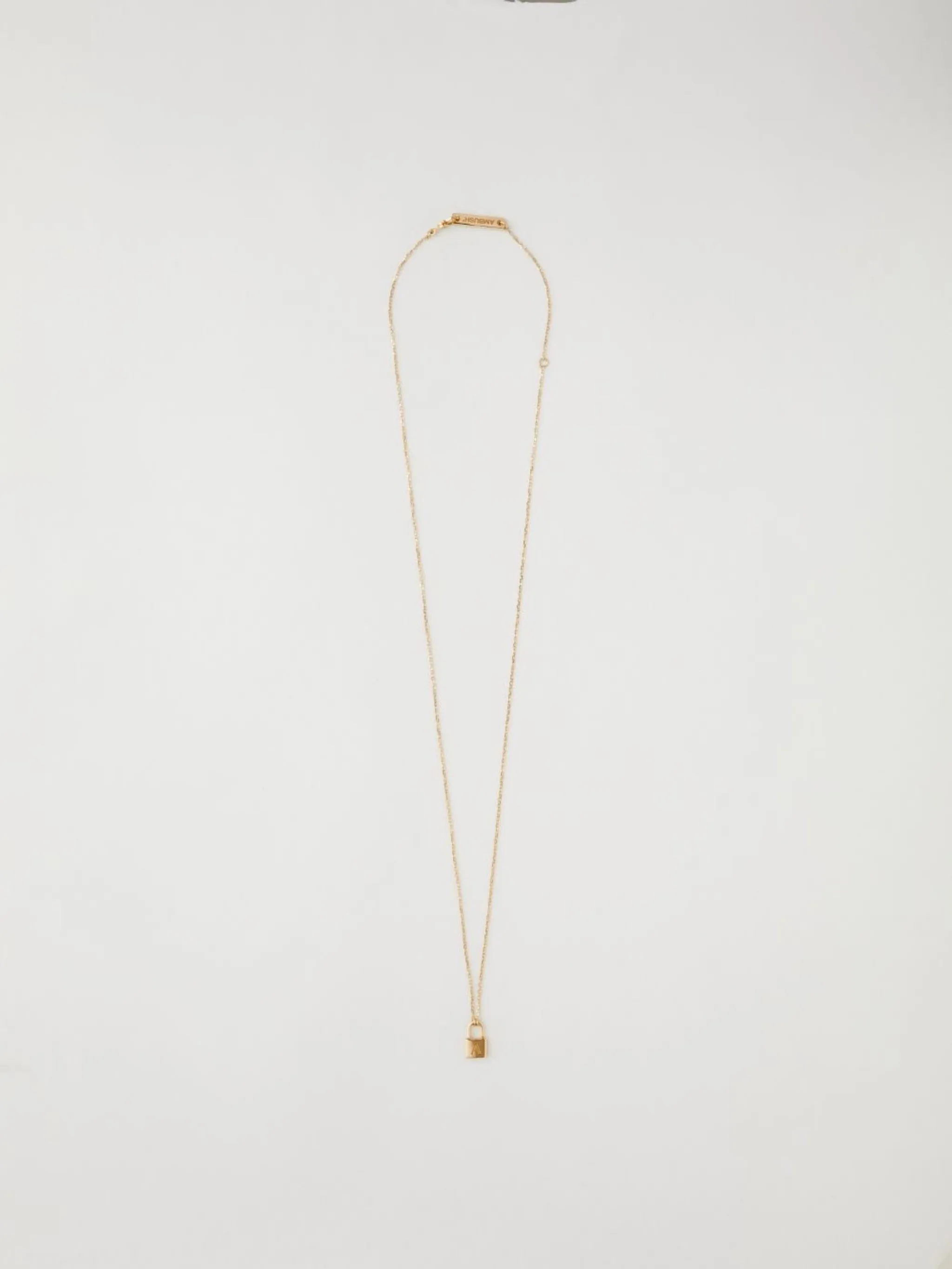 MINI PADLOCK PENDANT NECKLACE 925