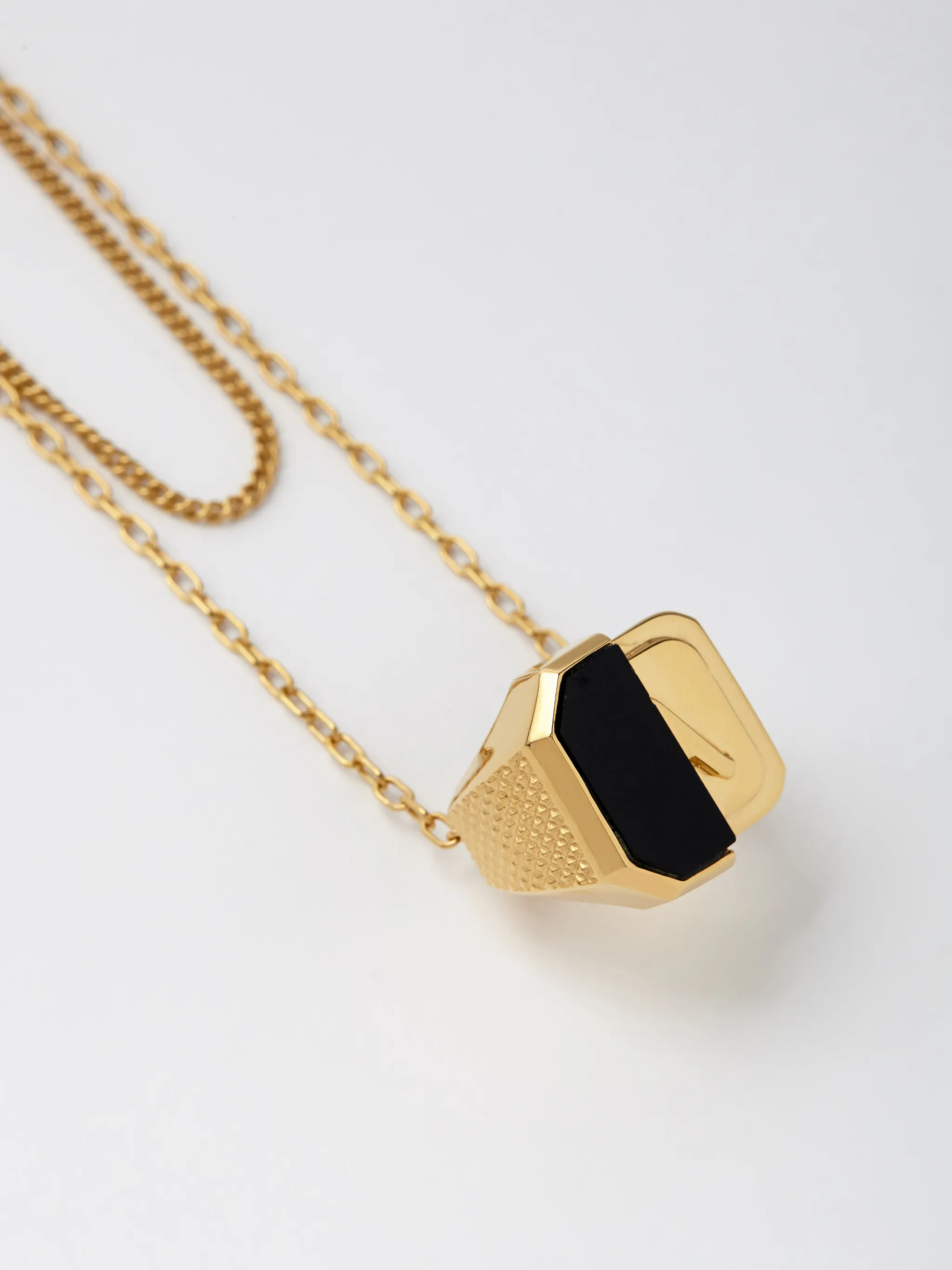 MISFIT STONE RING NECKLACE