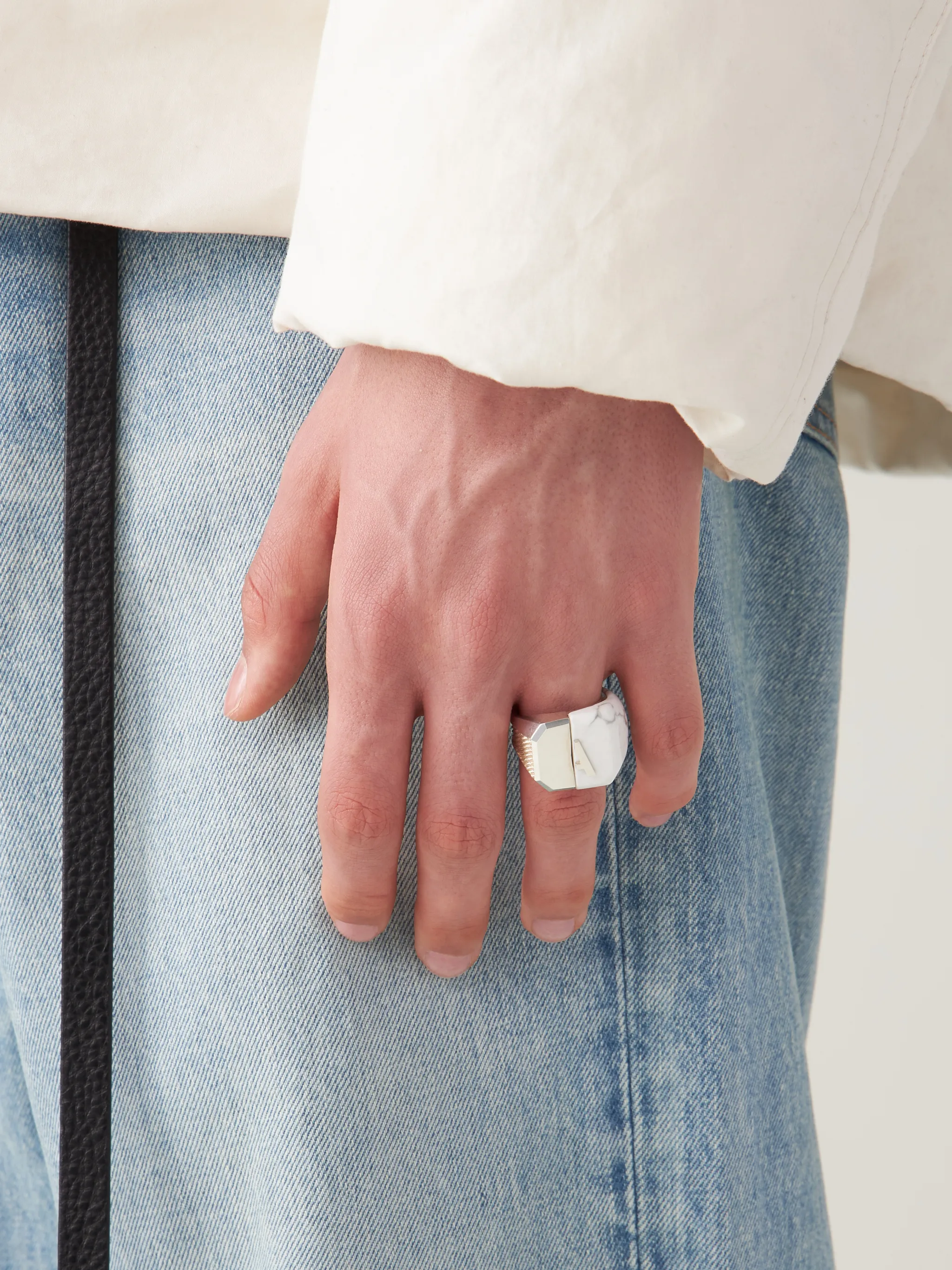 Misfit stone ring