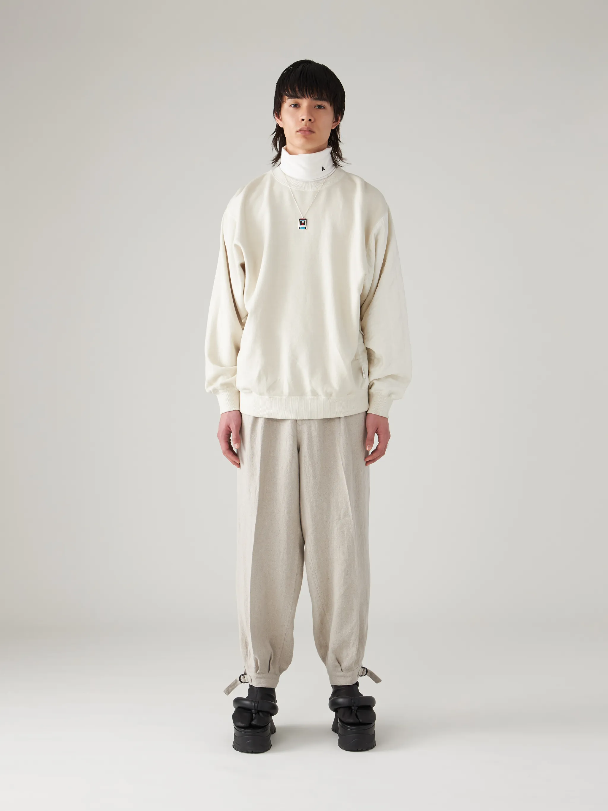 MIX QUILTED SWEATSHIRT
