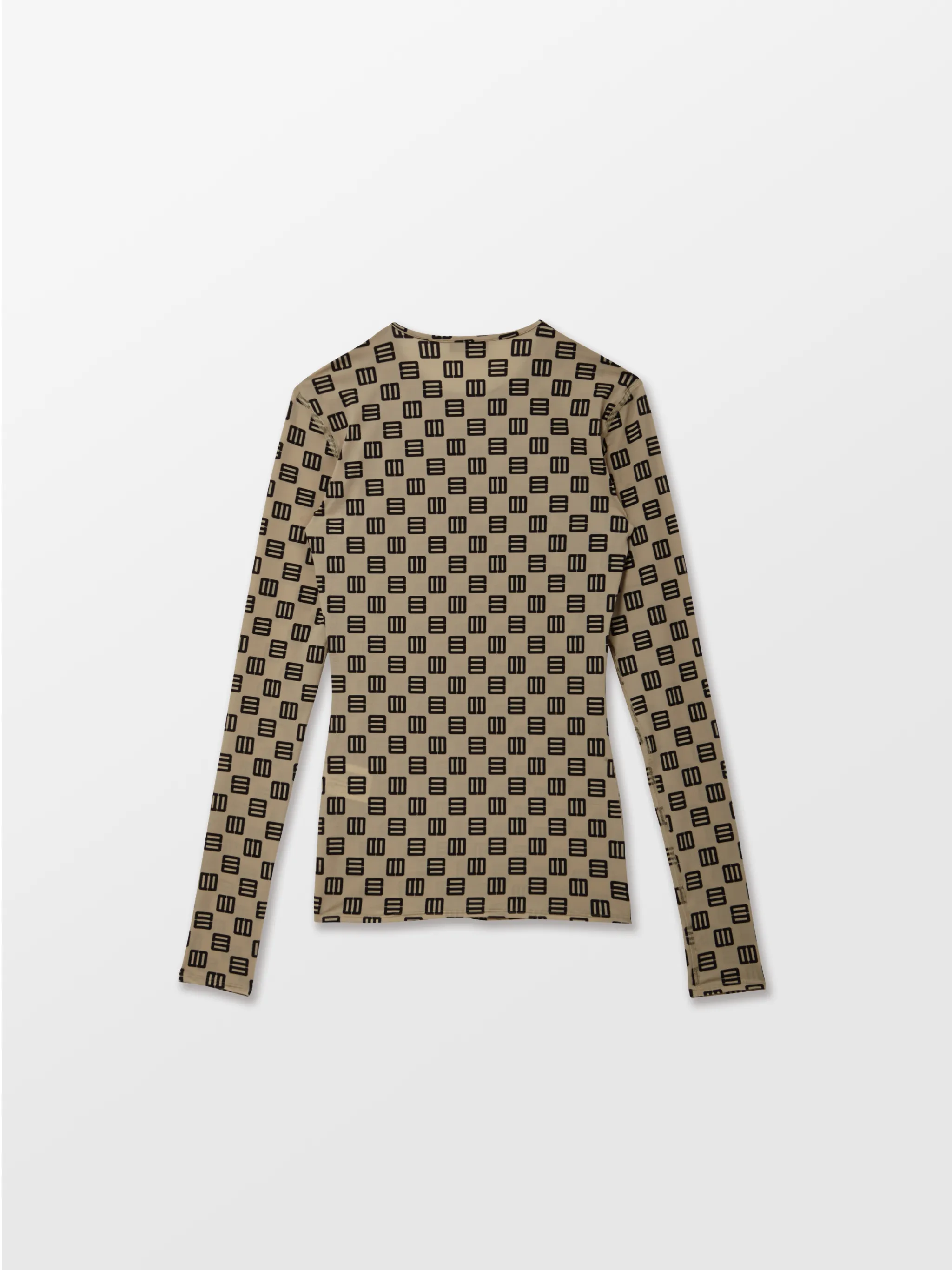 MONOGRAM FITTED CREWNECK