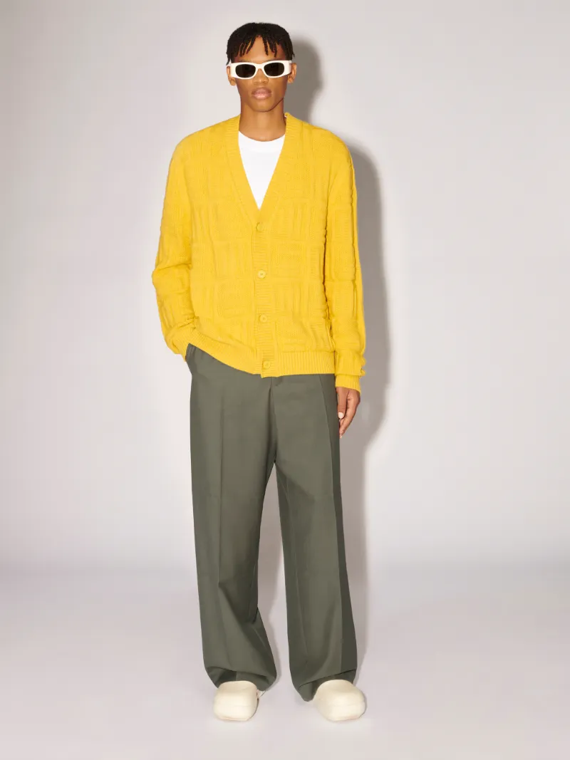 Monogram Knit Cardigan