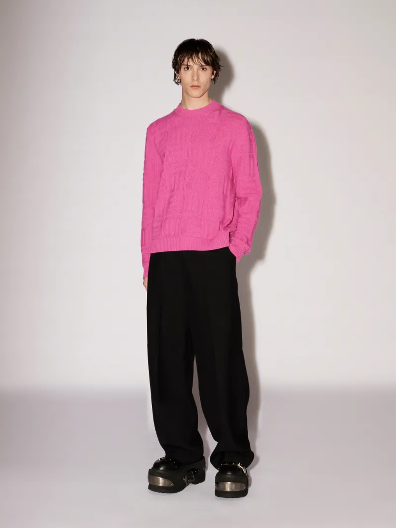 Monogram Knit Sweater