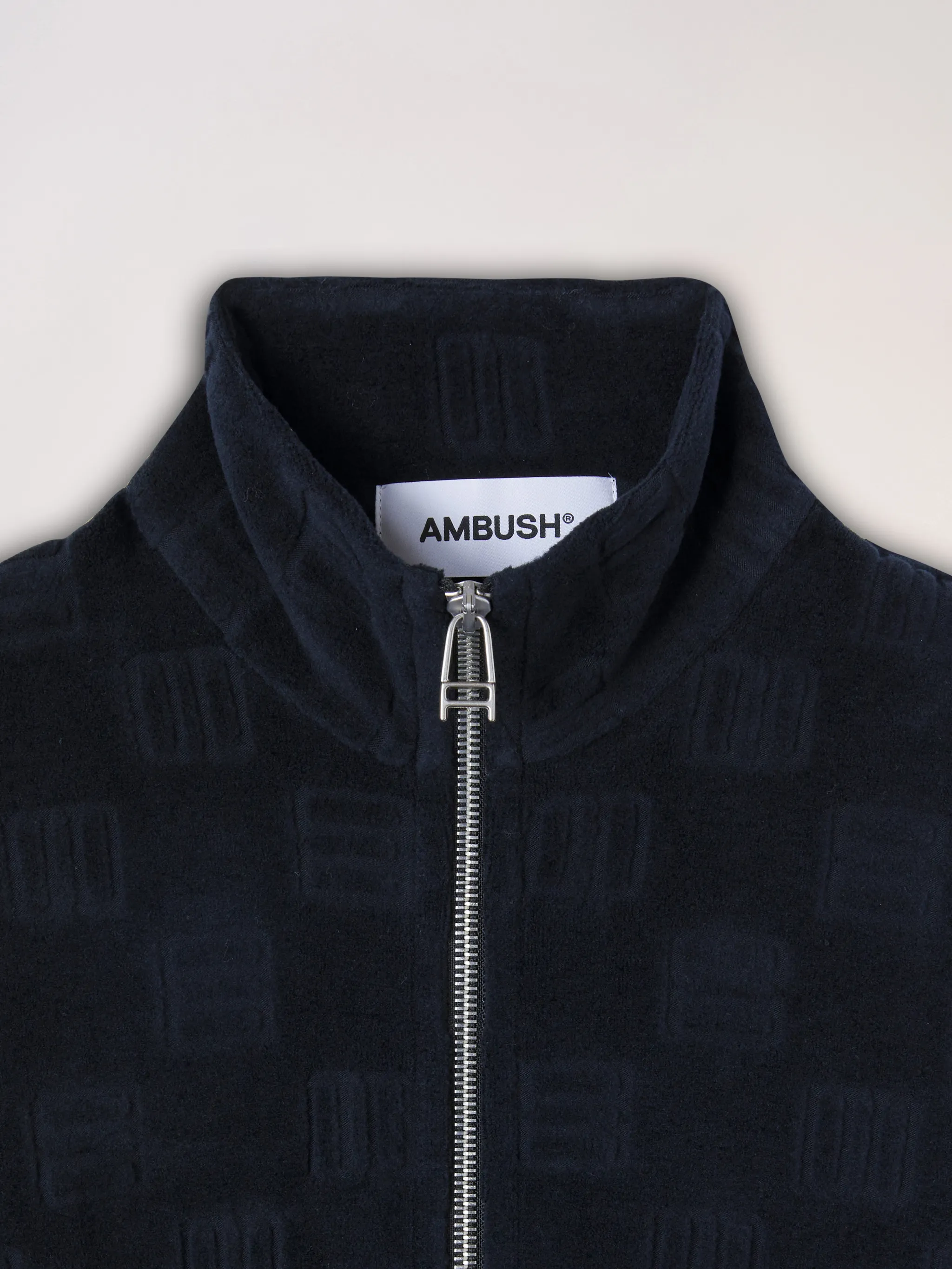 MONOGRAM ZIP MINI DRESS