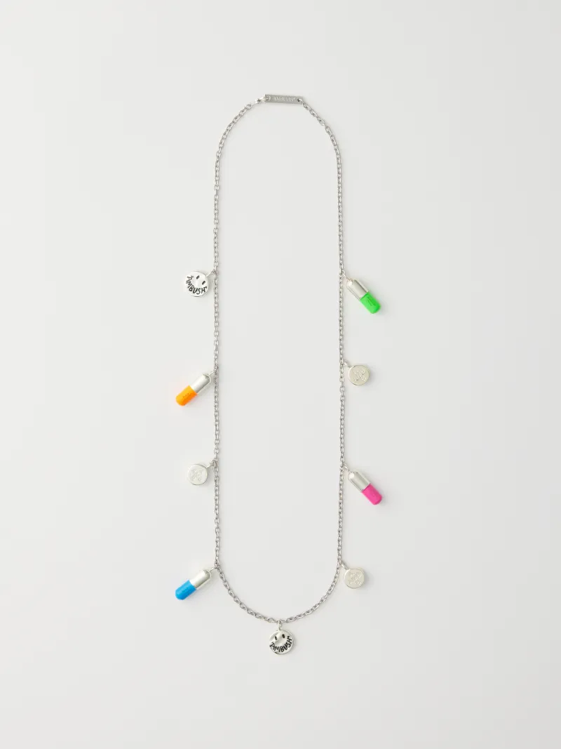 Multi Pill Charm Necklace