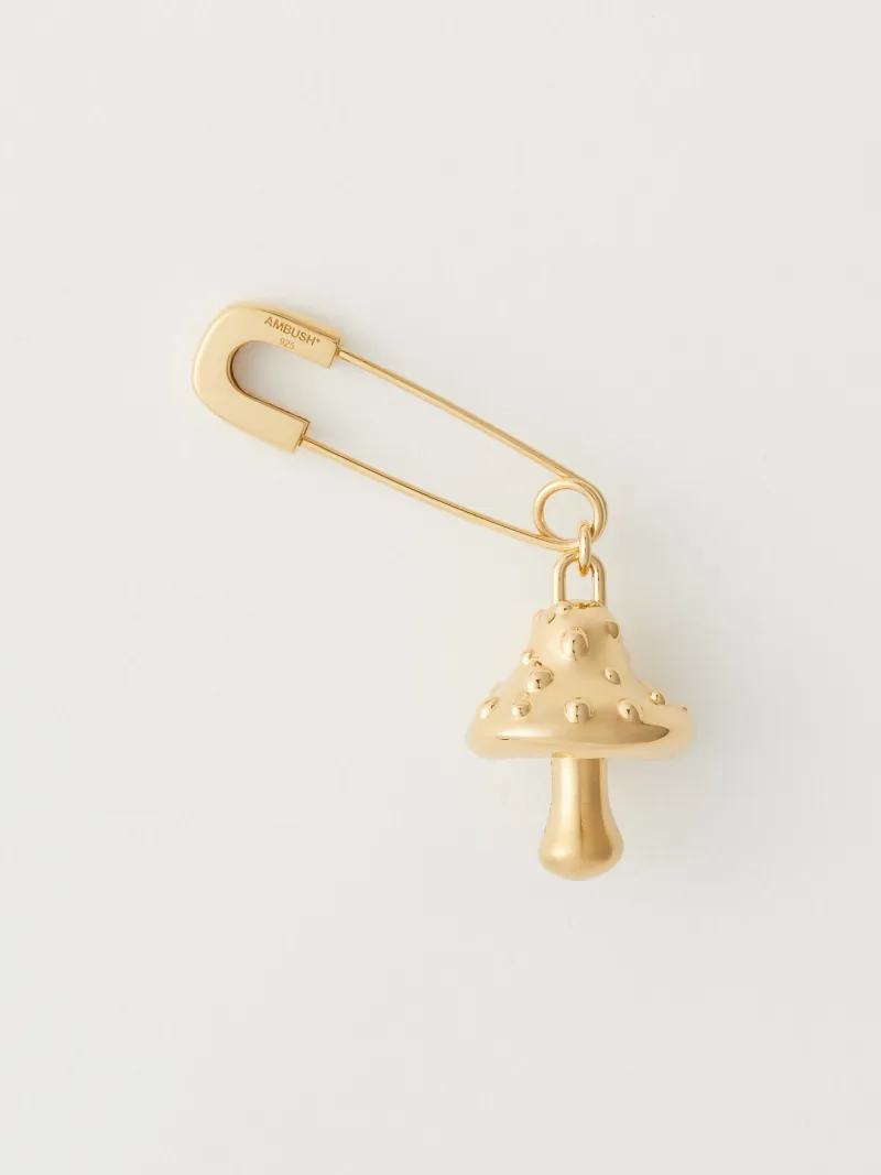 MUSHROOM CHARM EARRING 925