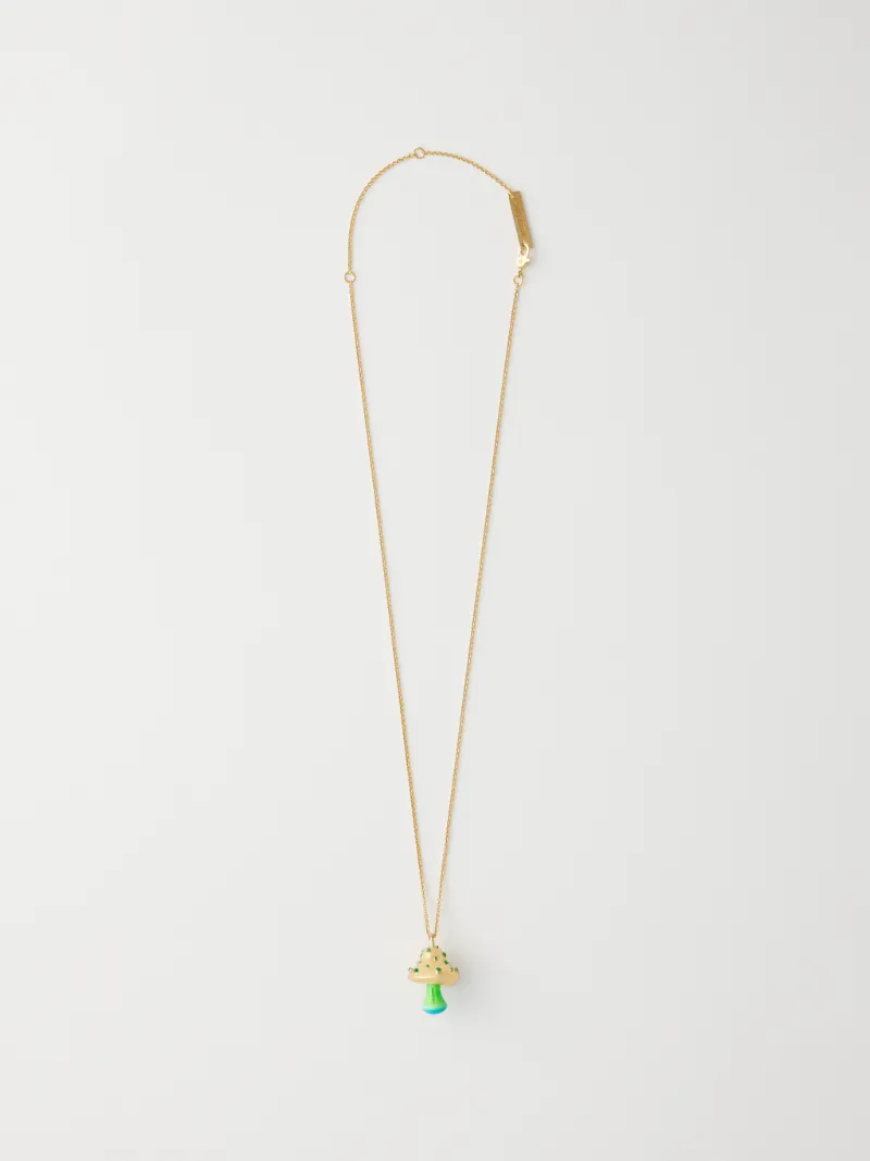 Mushroom Charm Necklace