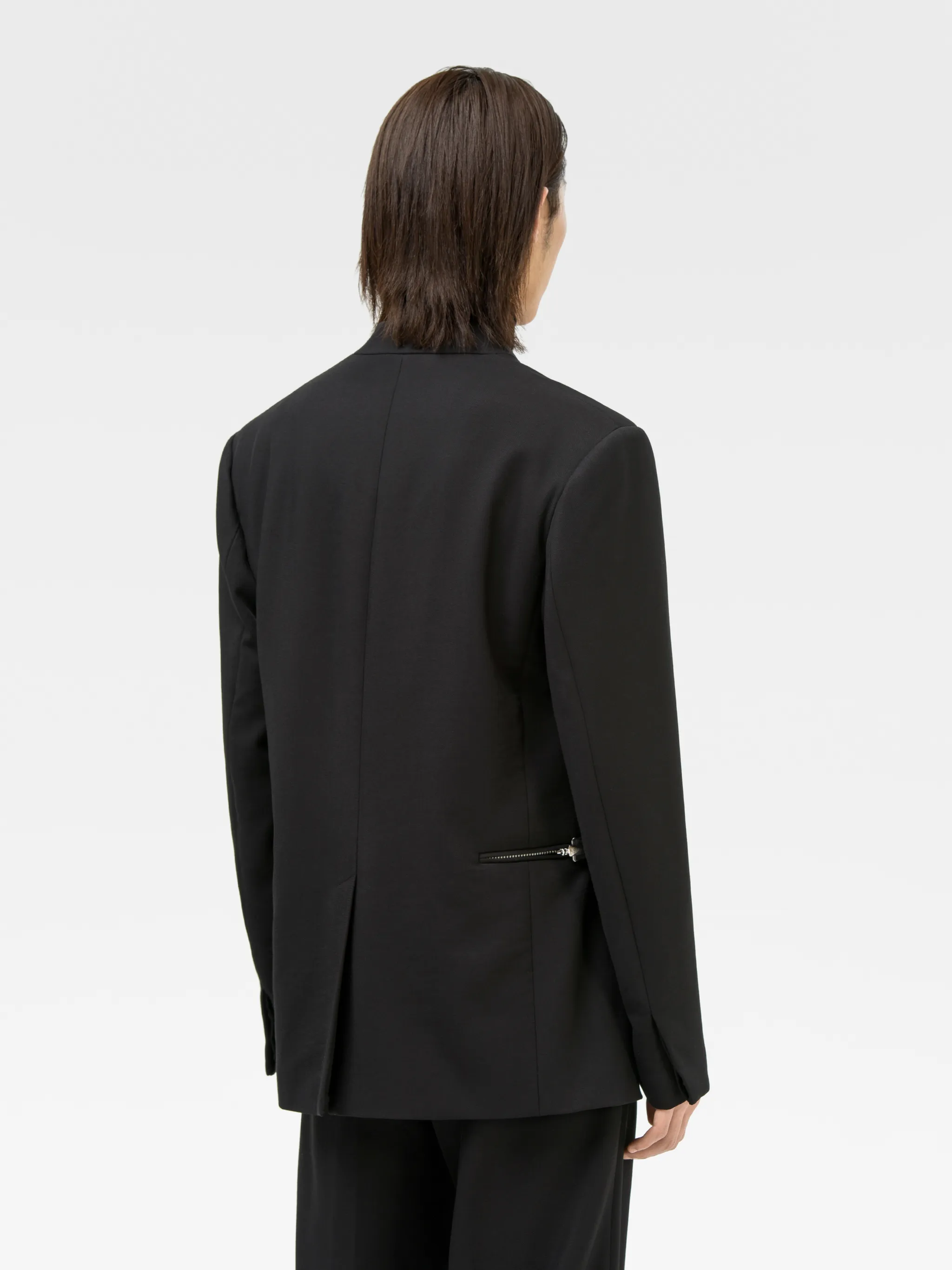 NO COLLAR SUIT JACEKT