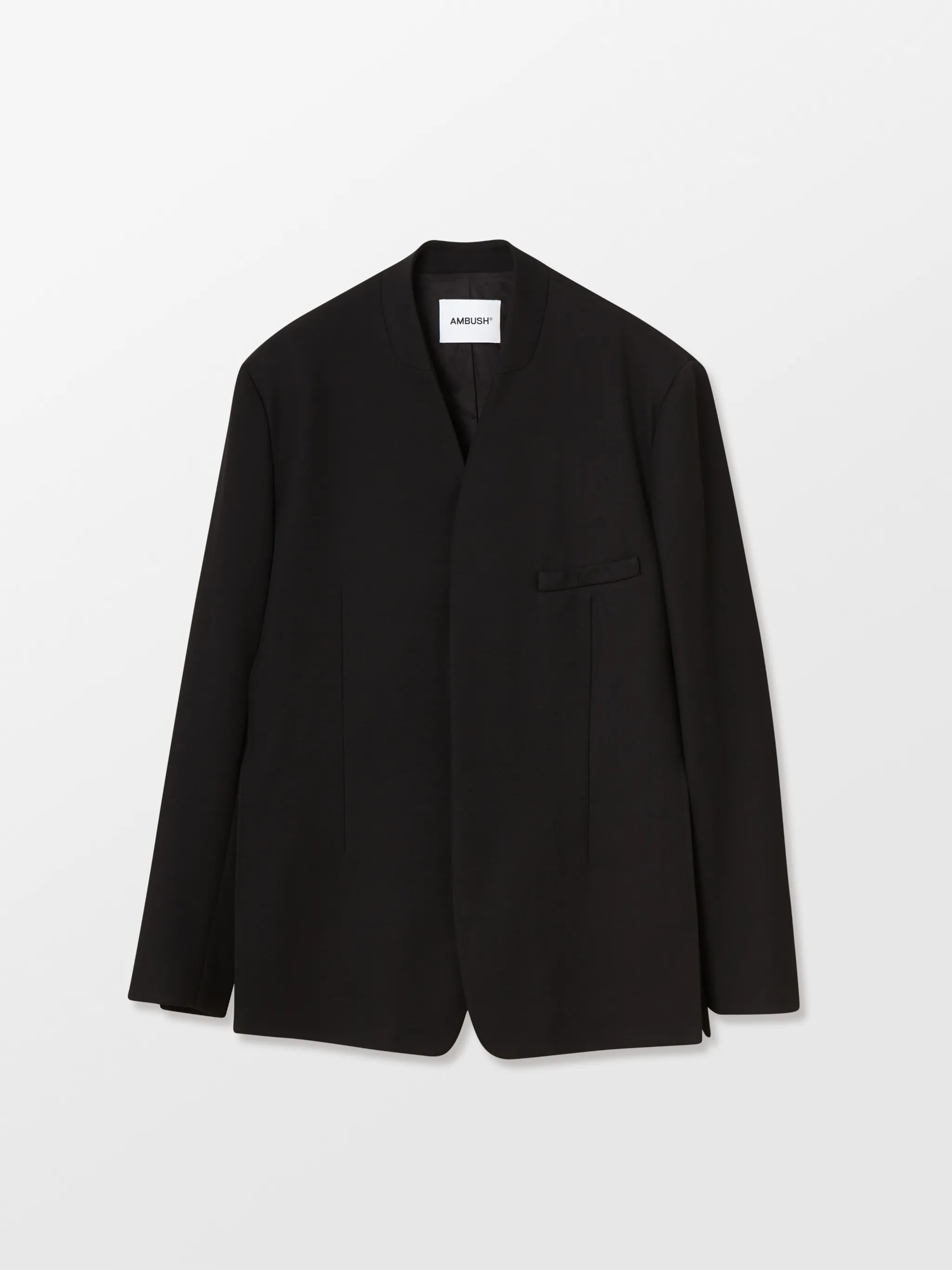 NO COLLAR SUIT JACEKT