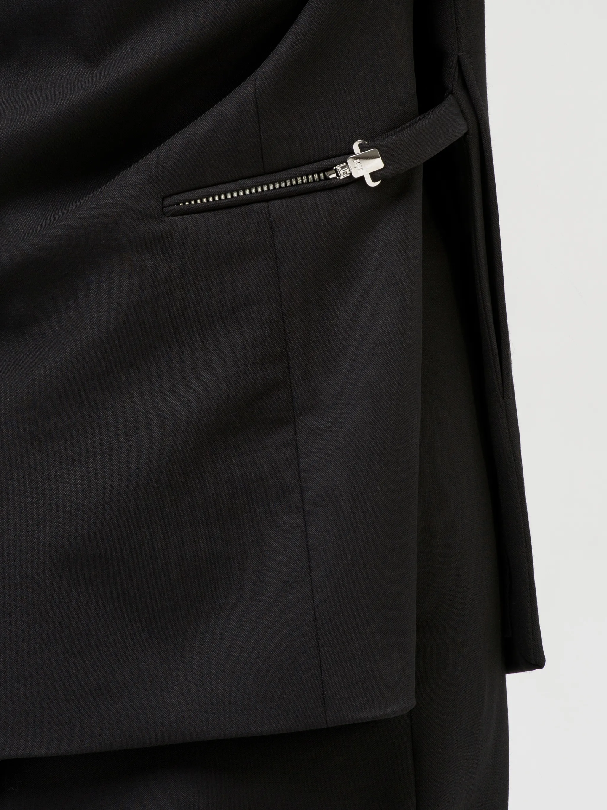 NO COLLAR SUIT JACEKT
