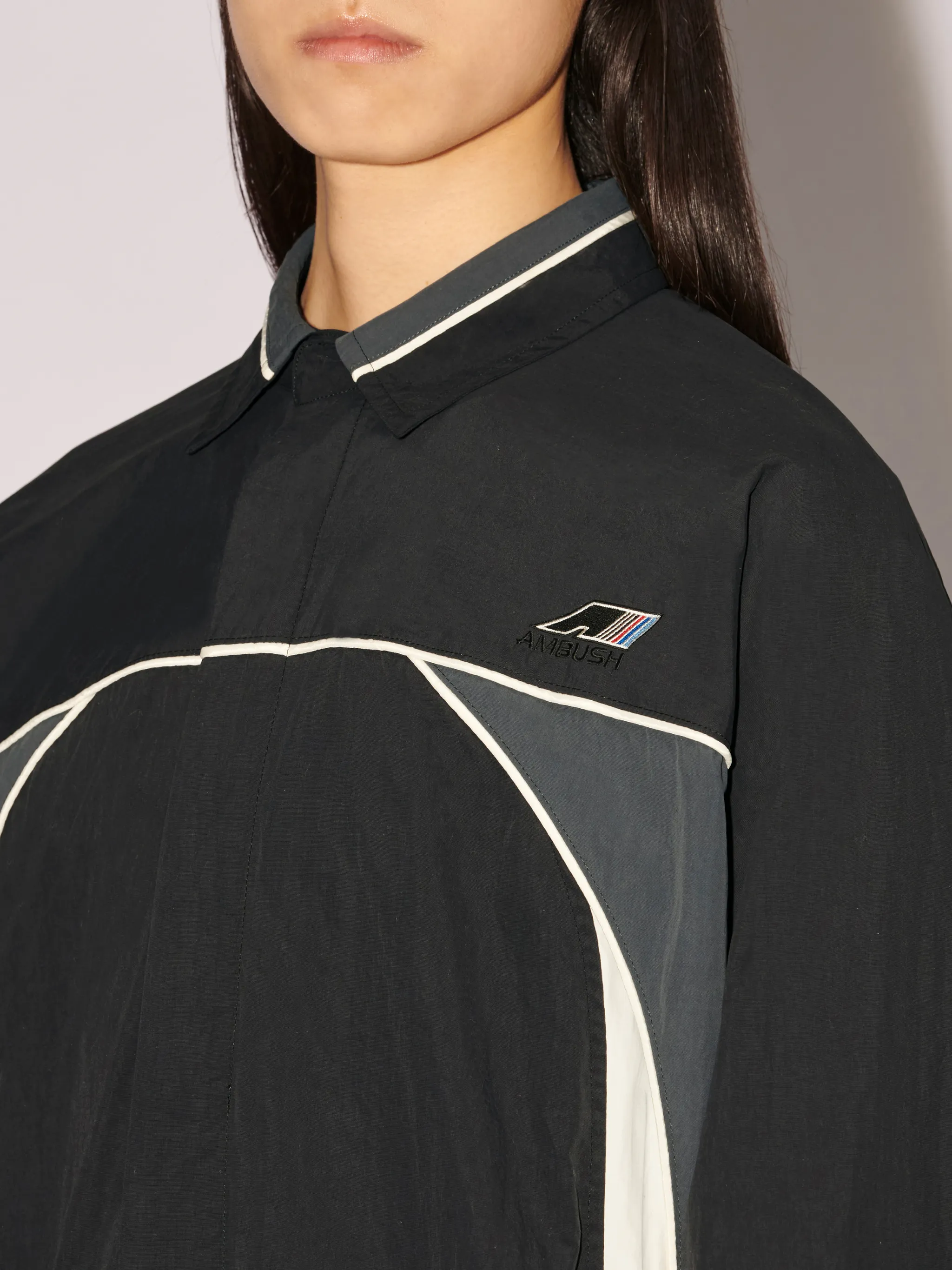 Nylon Shirt Jacket