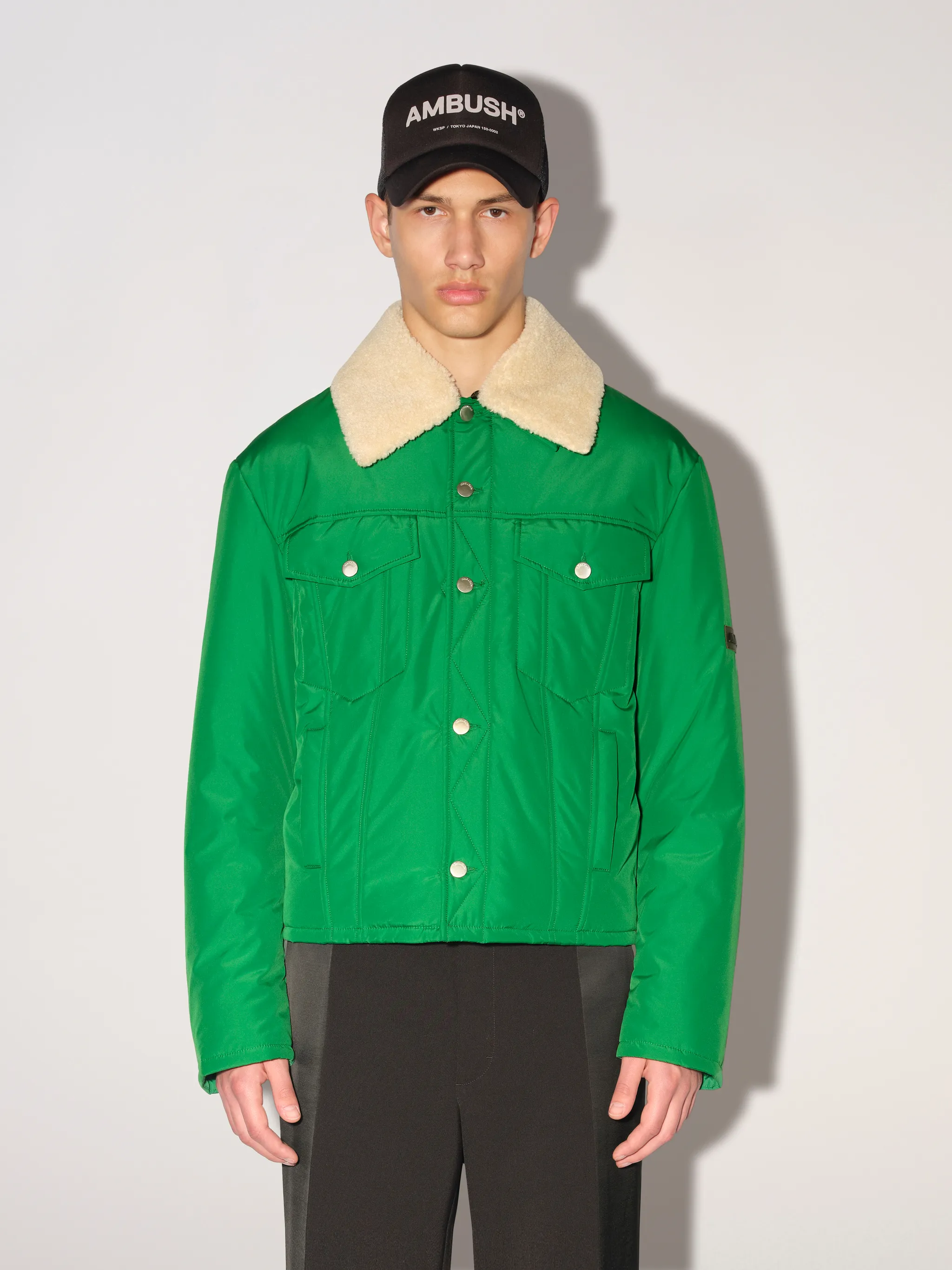 PADDED BUTTON JACKET