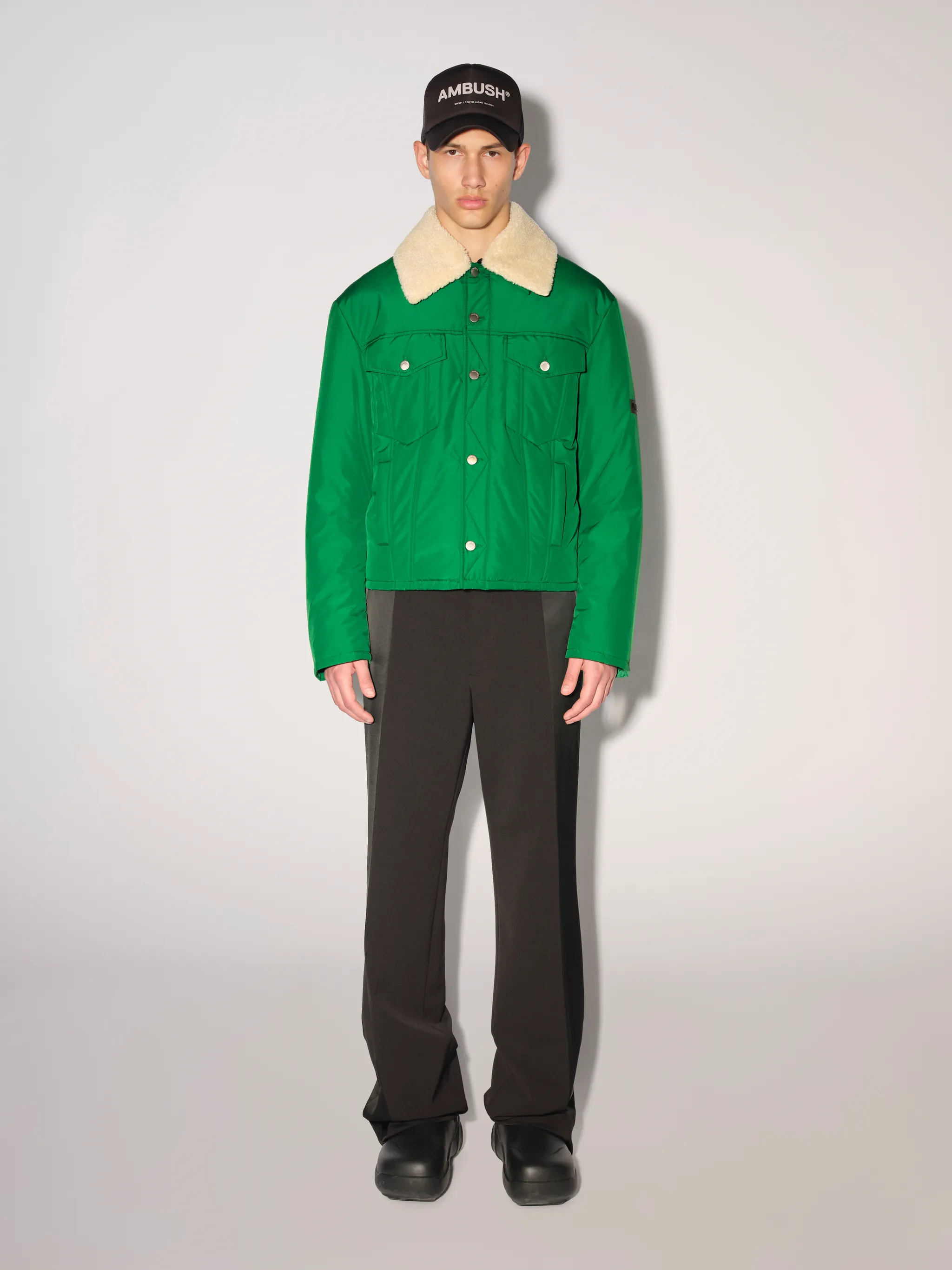 PADDED BUTTON JACKET