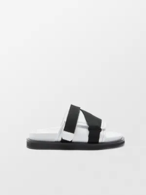adidas padded flip flops