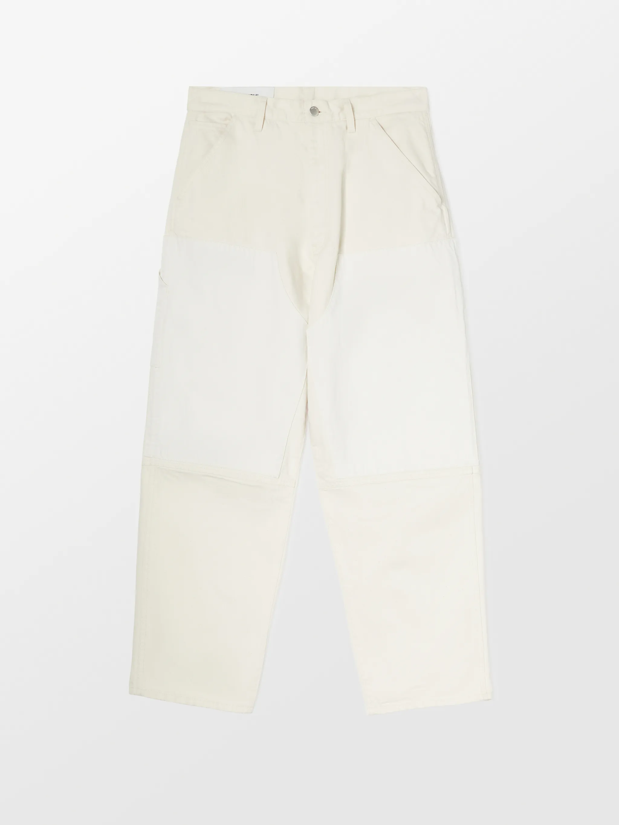 PANELLED DENIM PANTS